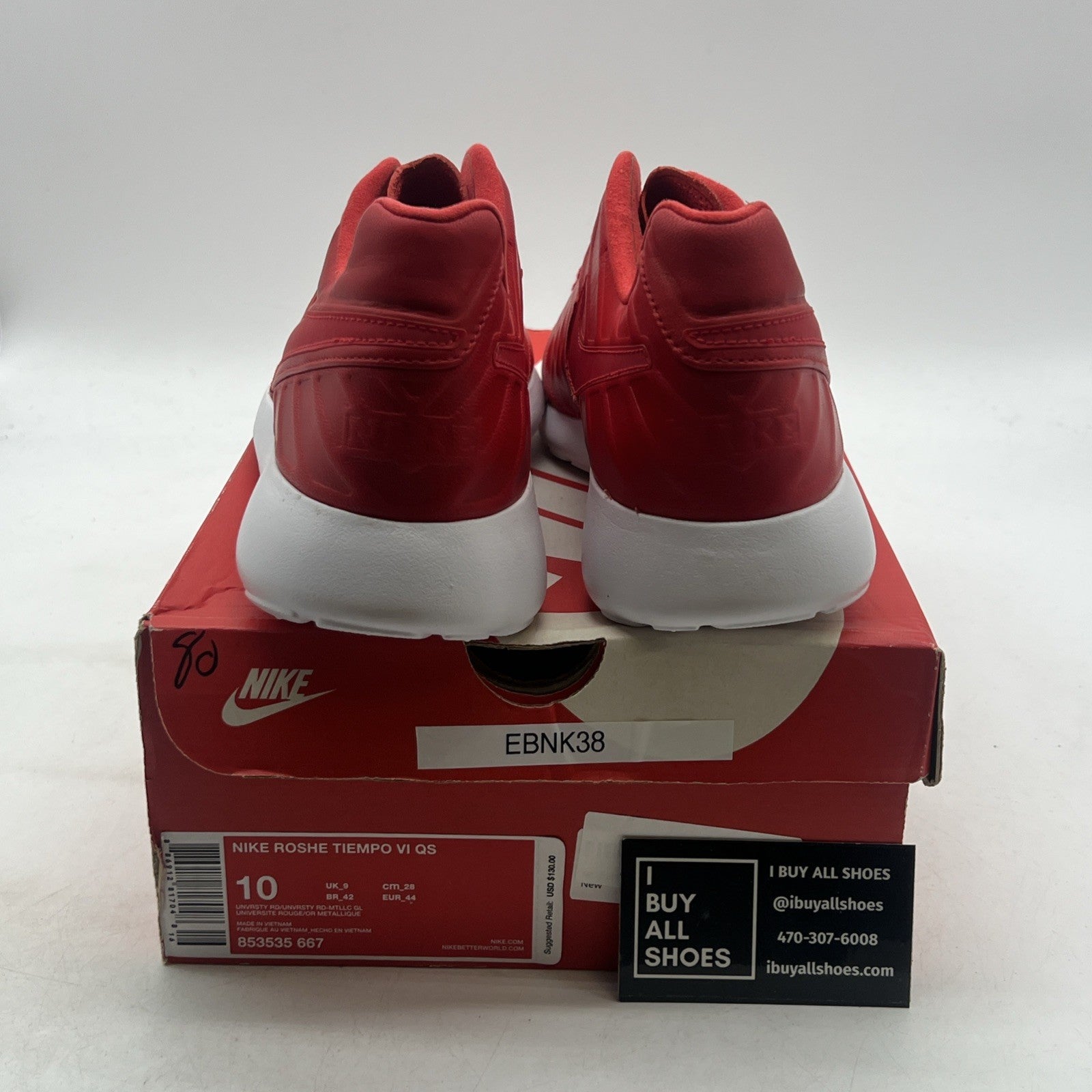 Size 10 - Nike Roshe Tiempo 6 QS Red (853535-667)