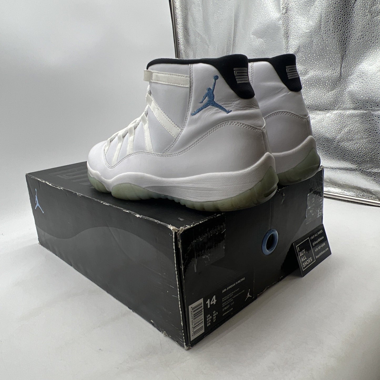 Size 14 - Air Jordan 11 Retro High Legend Blue (378037-117)