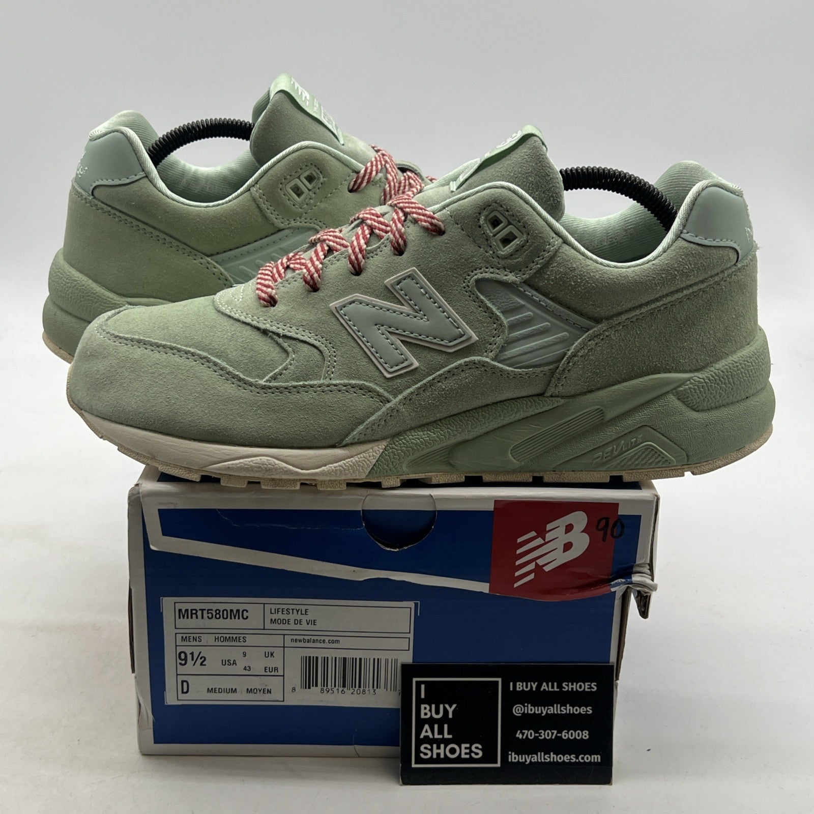 Size 9.5 - New Balance 580 Mint - (MRT580MC)