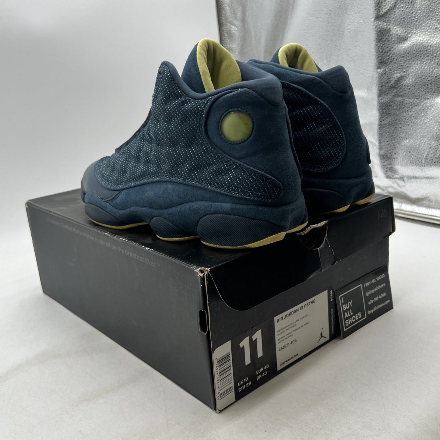 Size 11 - Air Jordan 13 Retro Squadron Blue (414571-405)