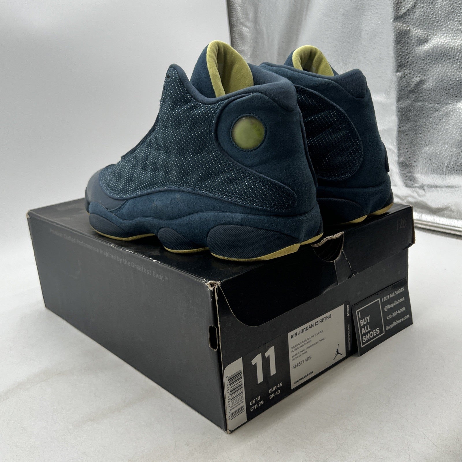 Size 11 - Air Jordan 13 Retro Squadron Blue (414571-405)