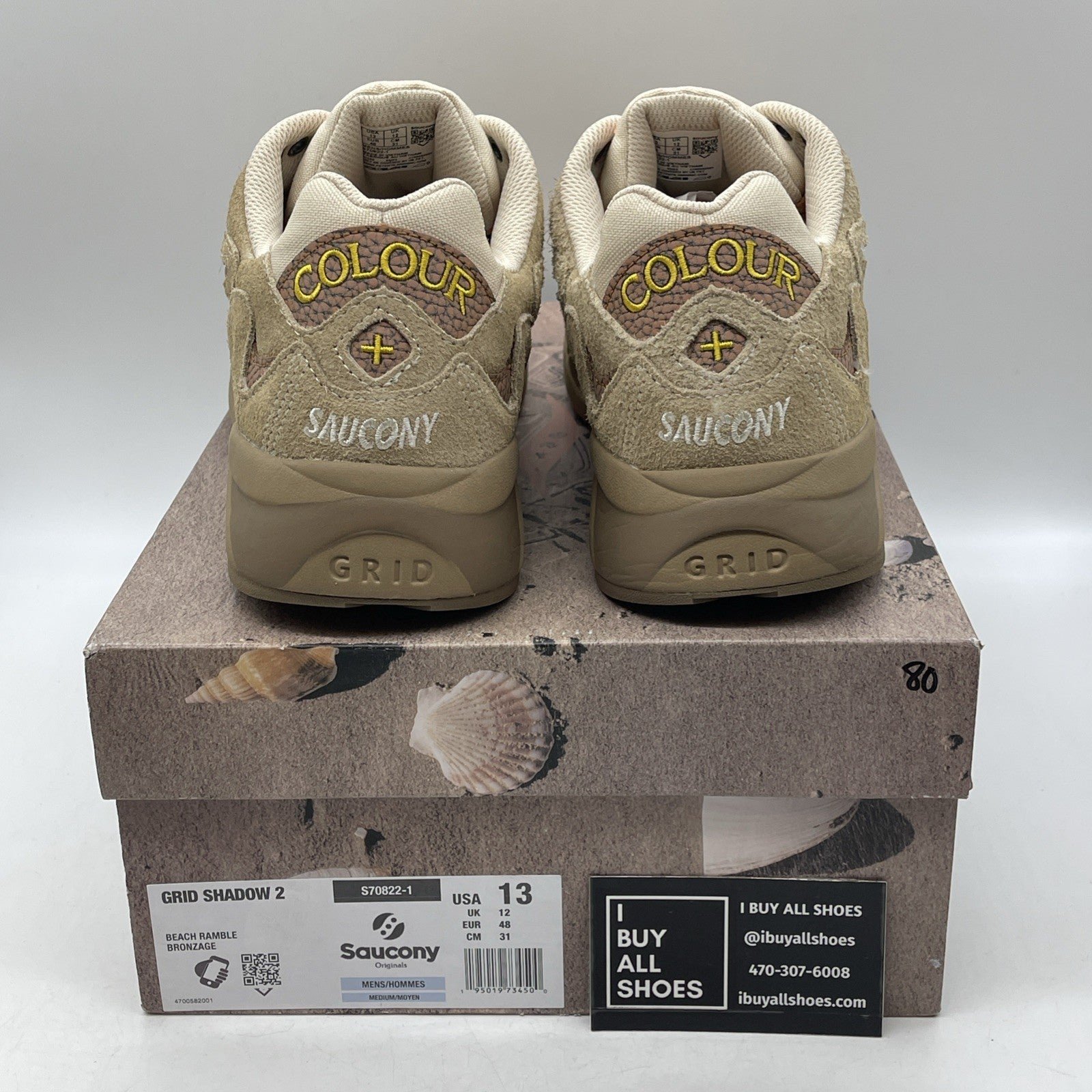 Size 13 - Saucony Colour Plus Companie x Grid Shadow 2 Beach Ramble (S70822-1)