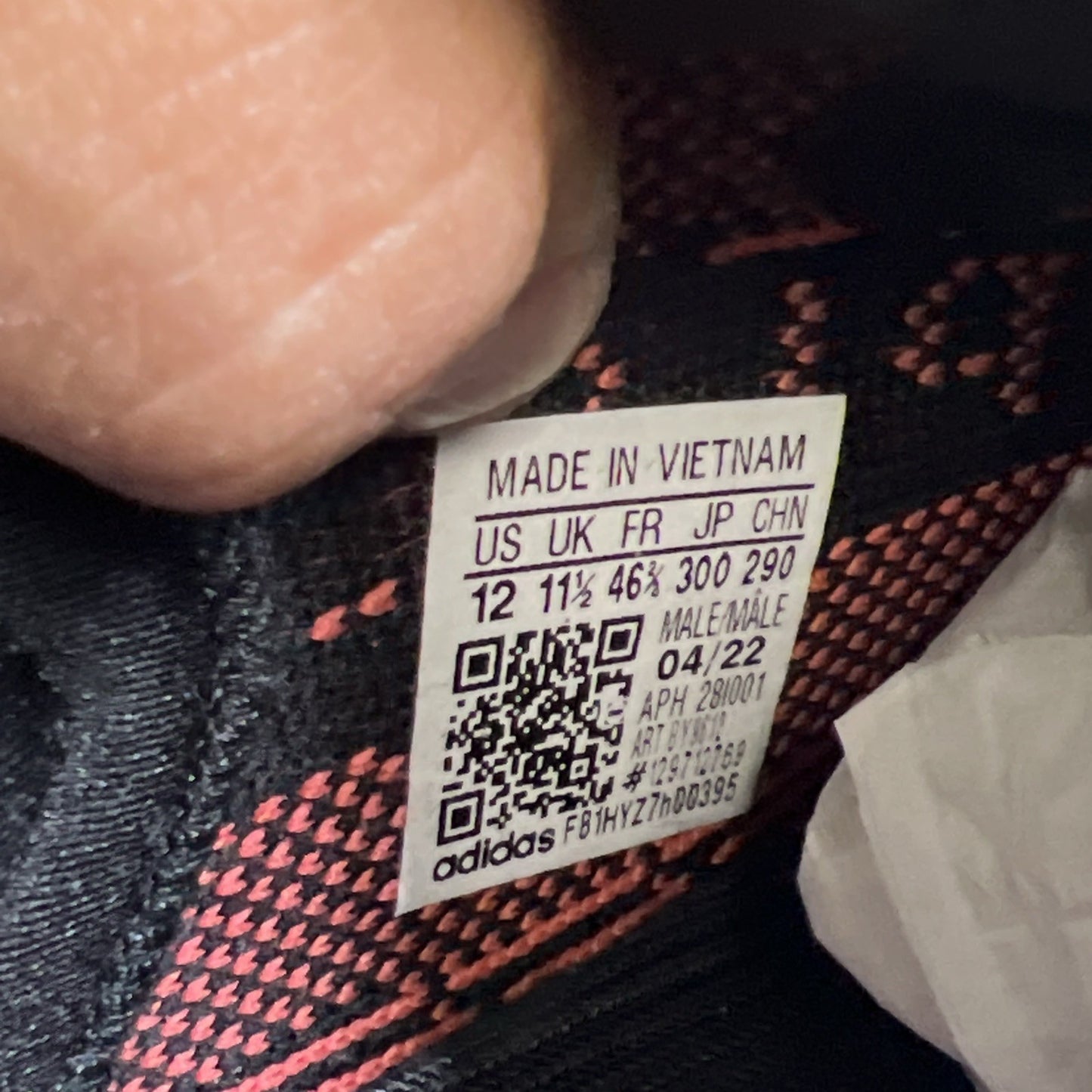 Size 12 - adidas Yeezy Boost 350 V2 Low Red Stripe (BY9612)