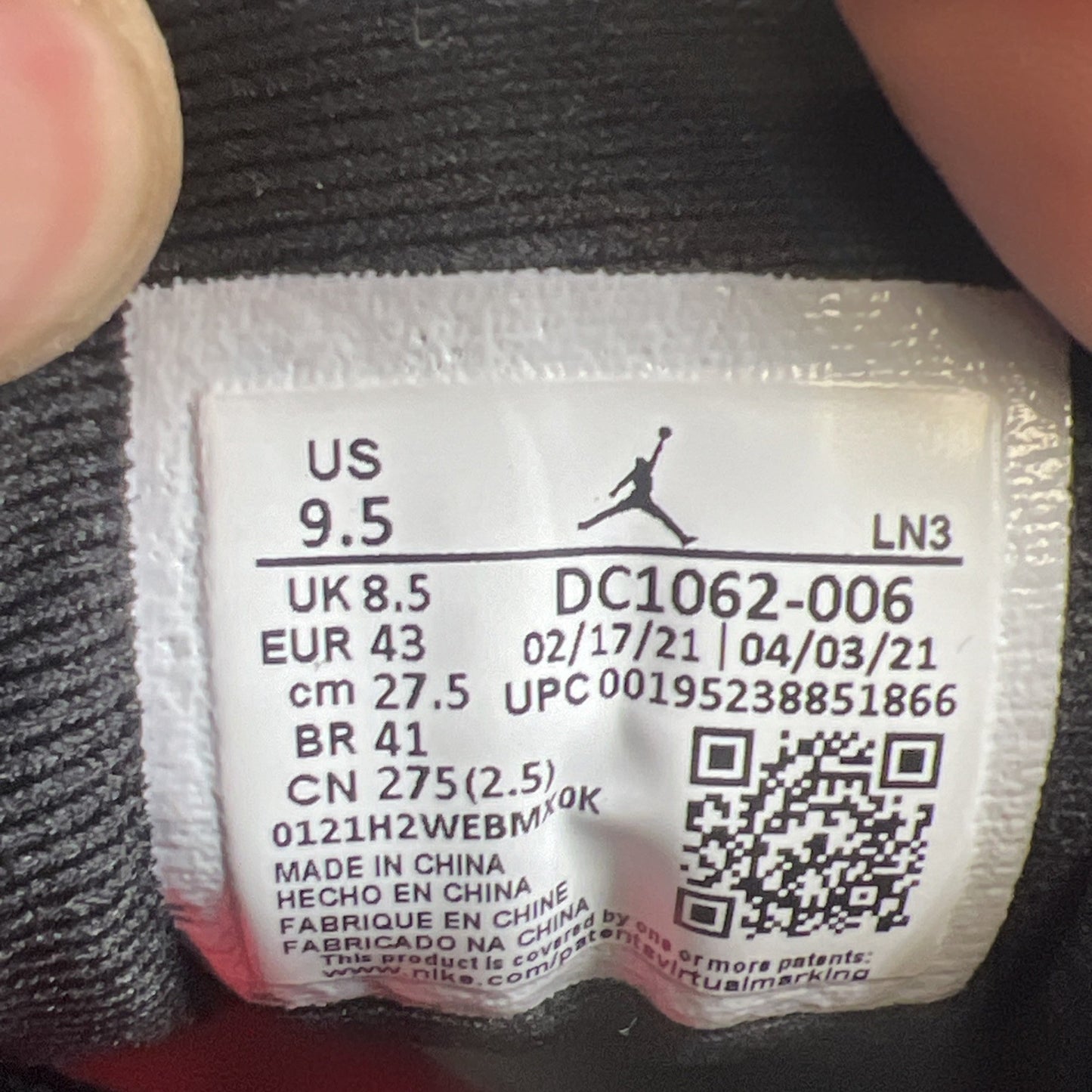 Size 9.5 - Air Jordan 12 Utility Grind (DC1062-006)