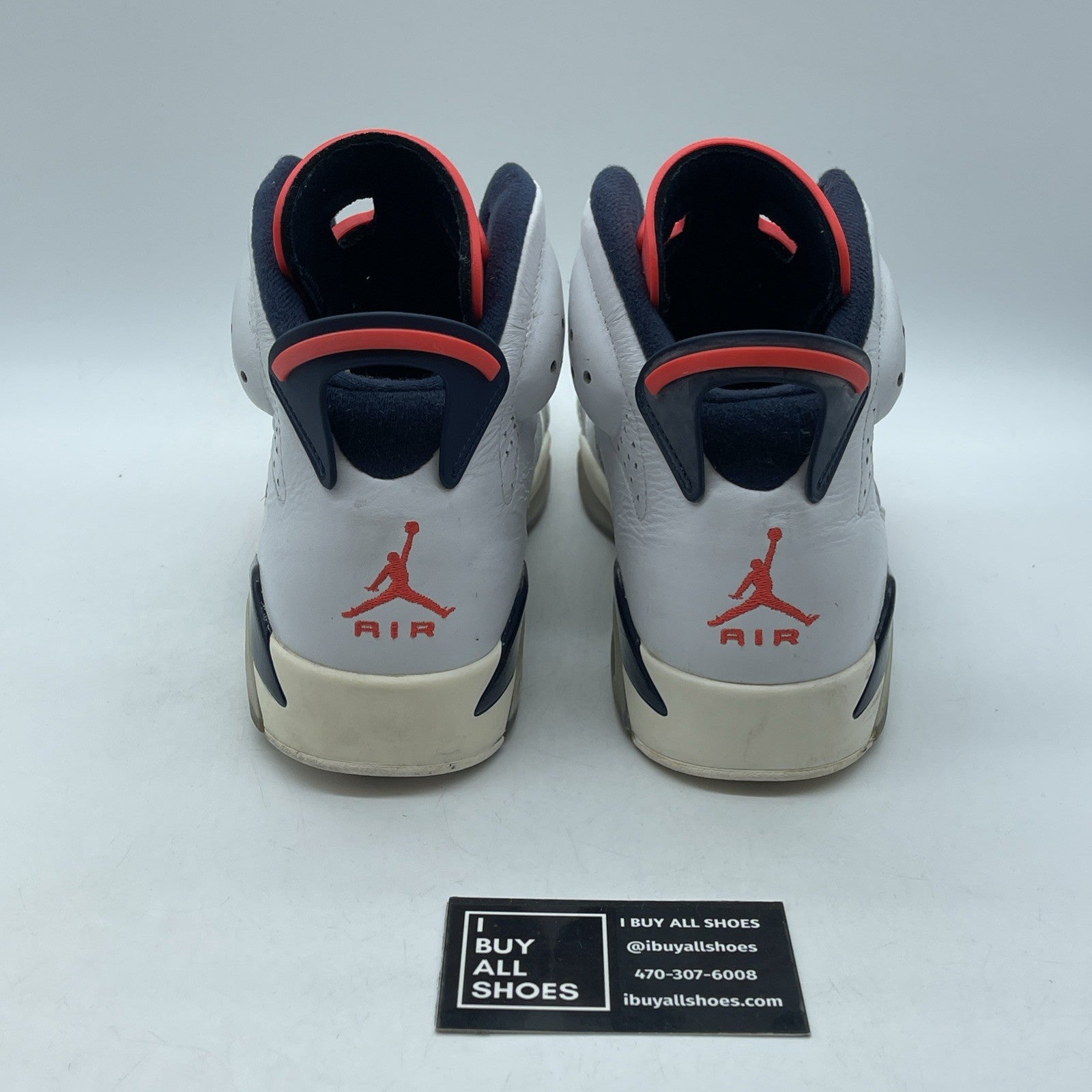 Size 9 - Air Jordan 6 Retro Tinker Grey White Leather (384664-104)