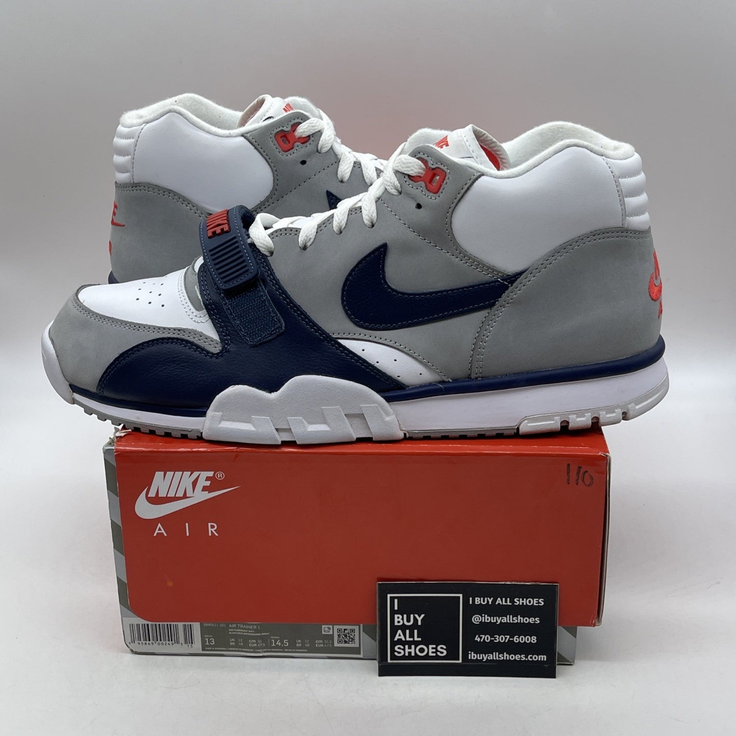 Size 13 - Nike Air Trainer 1 Midnight Navy (DM0521-101)