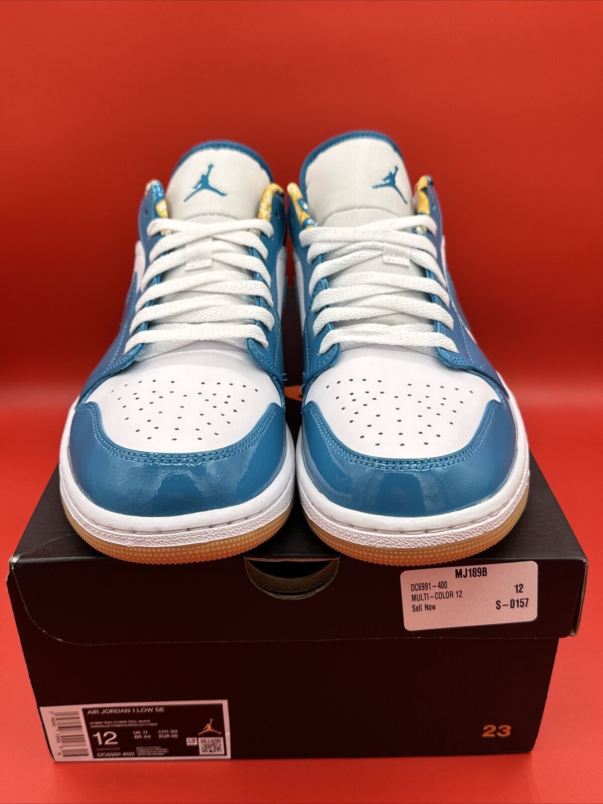 Size 12 - Nike Air Jordan 1 Low SE Barcelona 2021 DC6991-400 Deadstock