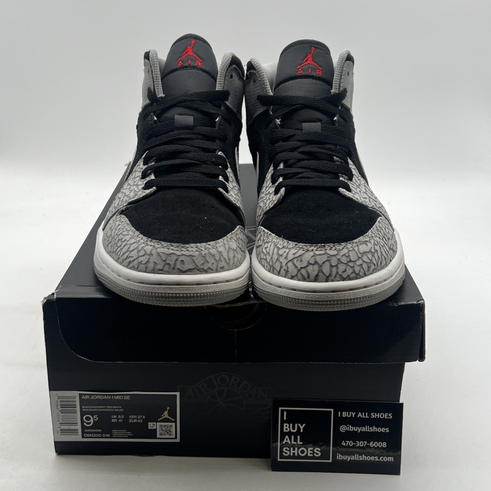 Size 9.5 - Air Jordan 1 Mid SE Elephant Toe (DM1200-016)