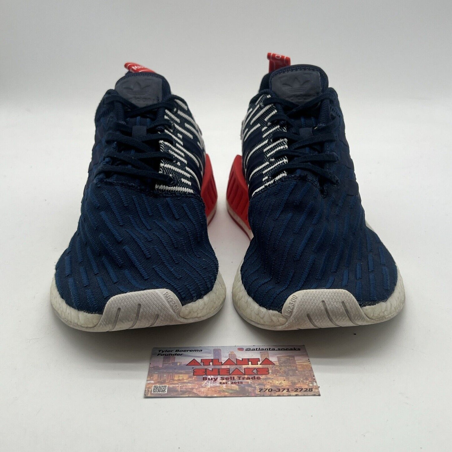 Size 13 - adidas NMD_R2 PK Collegiate Navy (BB2952)