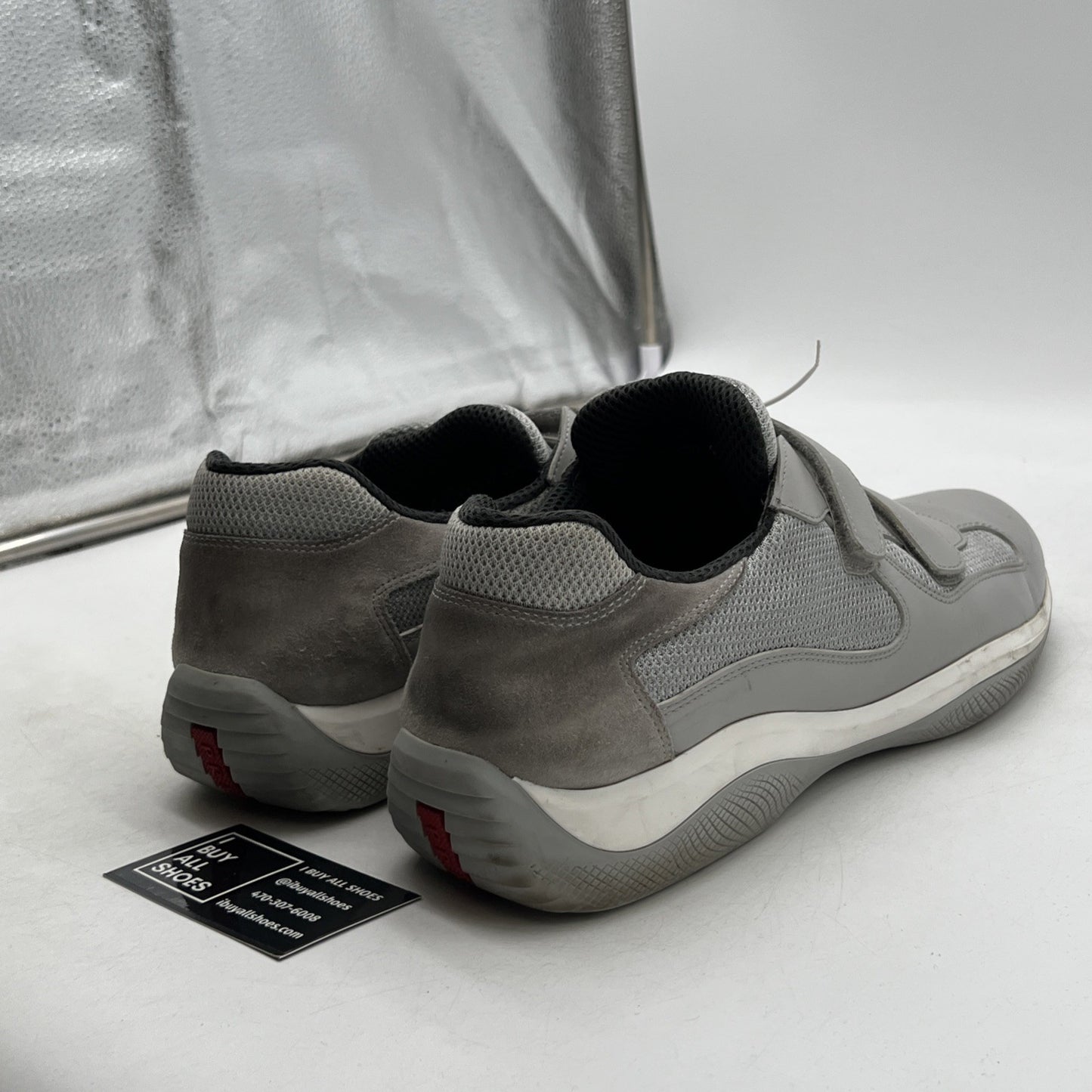 Size 11 - PRADA AMERICAS CUP SNEAKERS