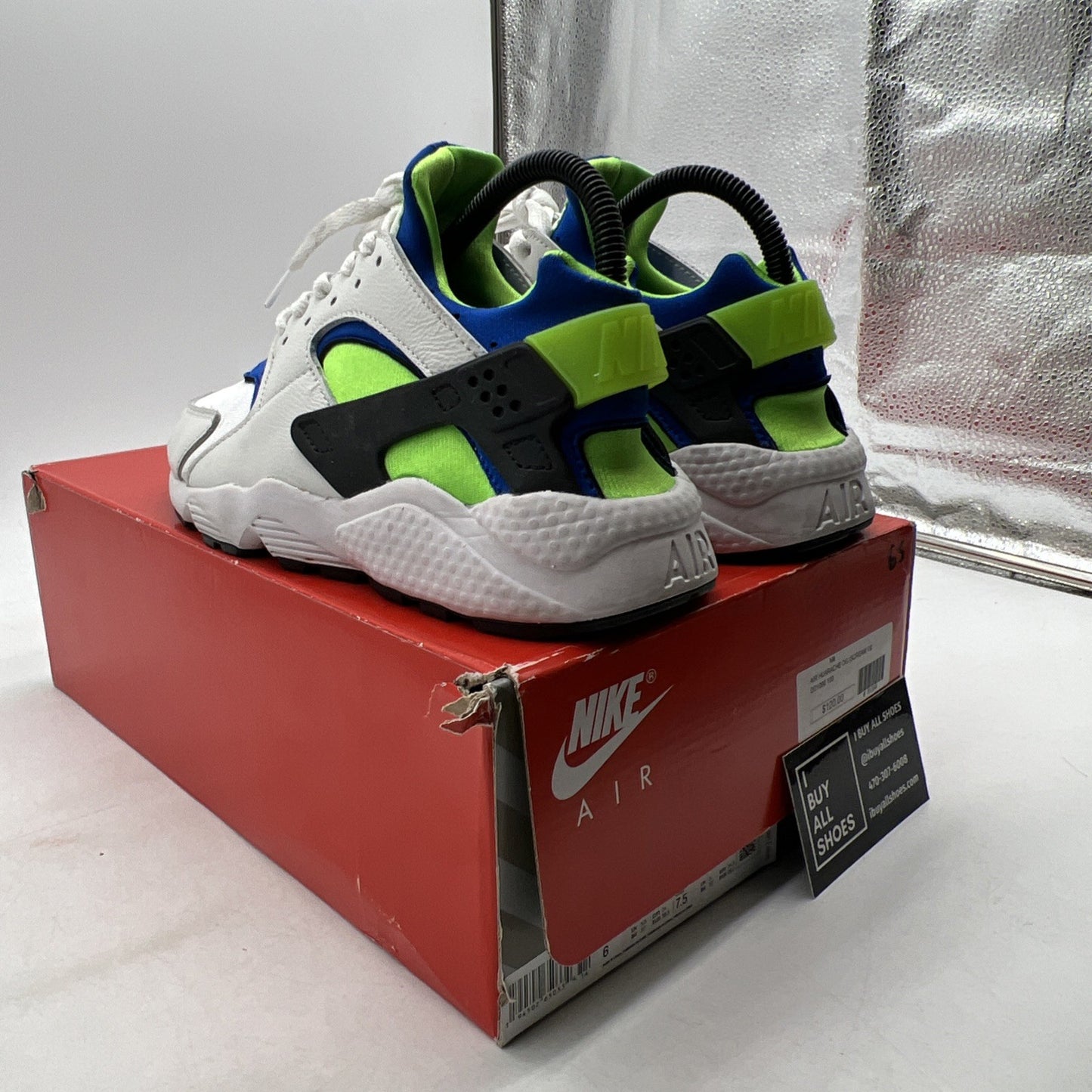 Size 6 - Nike Air Huarache 2021 Scream Green (DD1068-100)