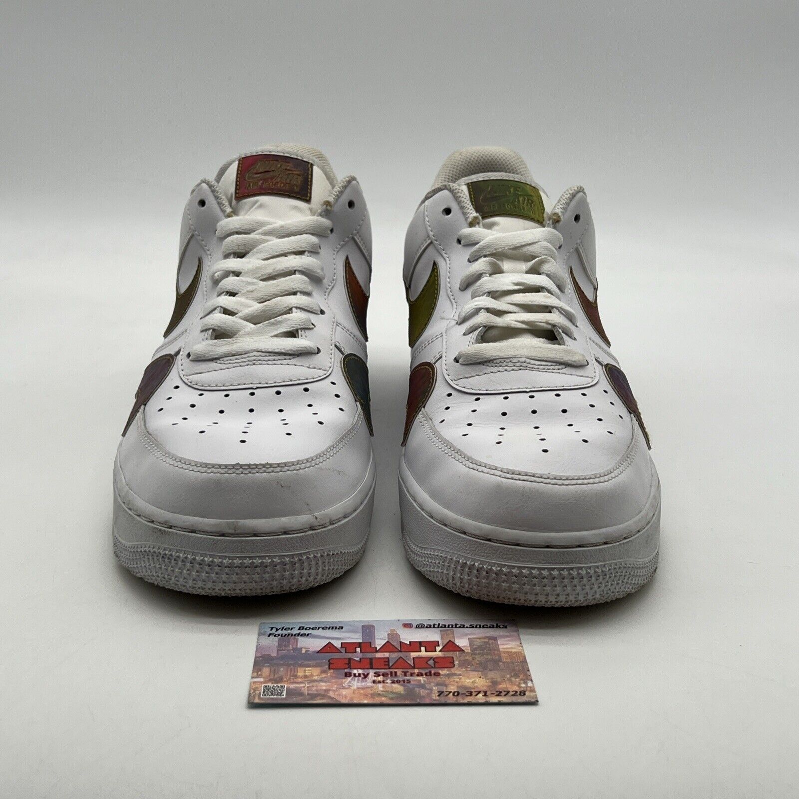 Size 11 - Nike Air Force 1 Low Misplaced Swoosh - White (CK7204-101)