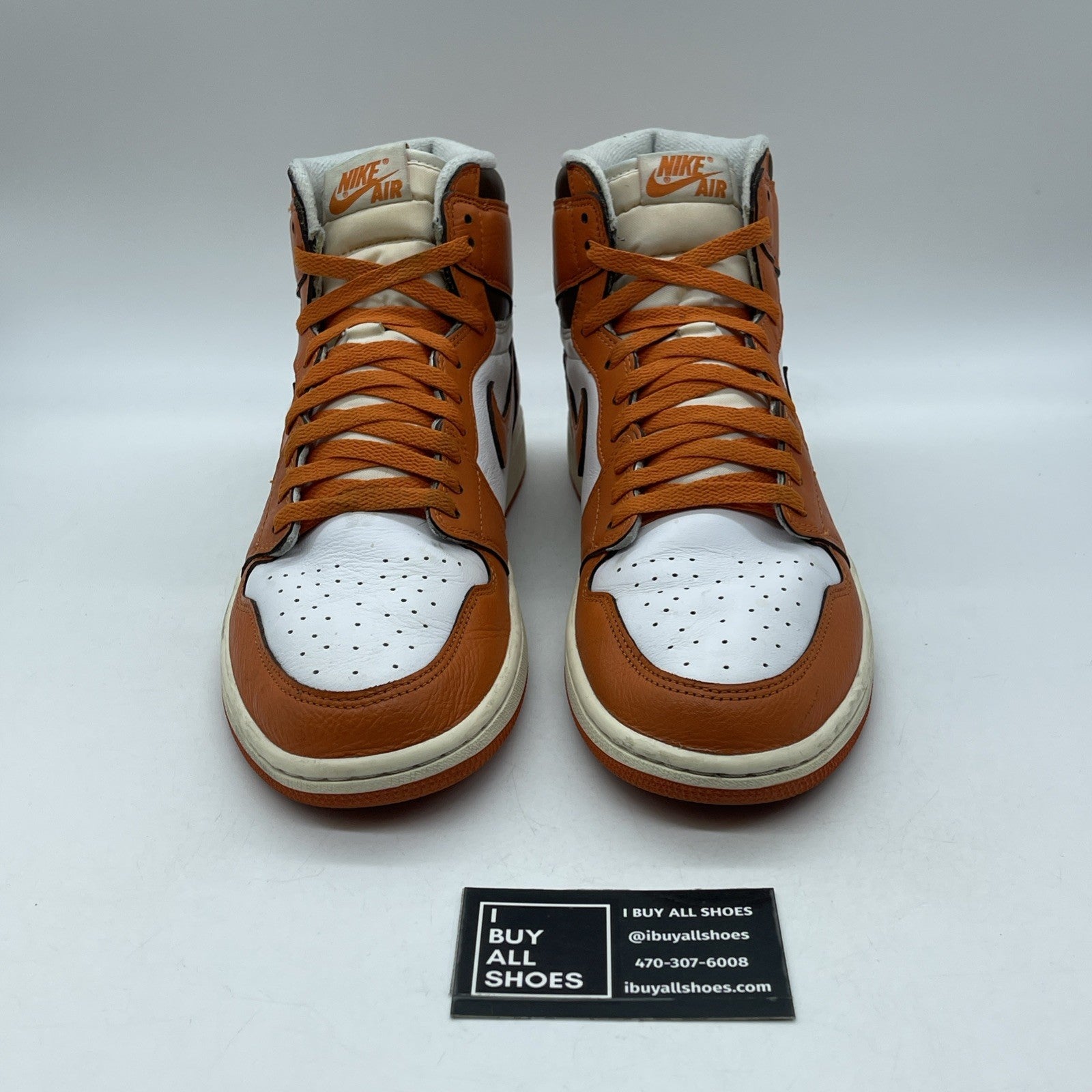 Size 12W - Jordan 1 Retro High OG Starfish Orange White Leather (DO9369-101)