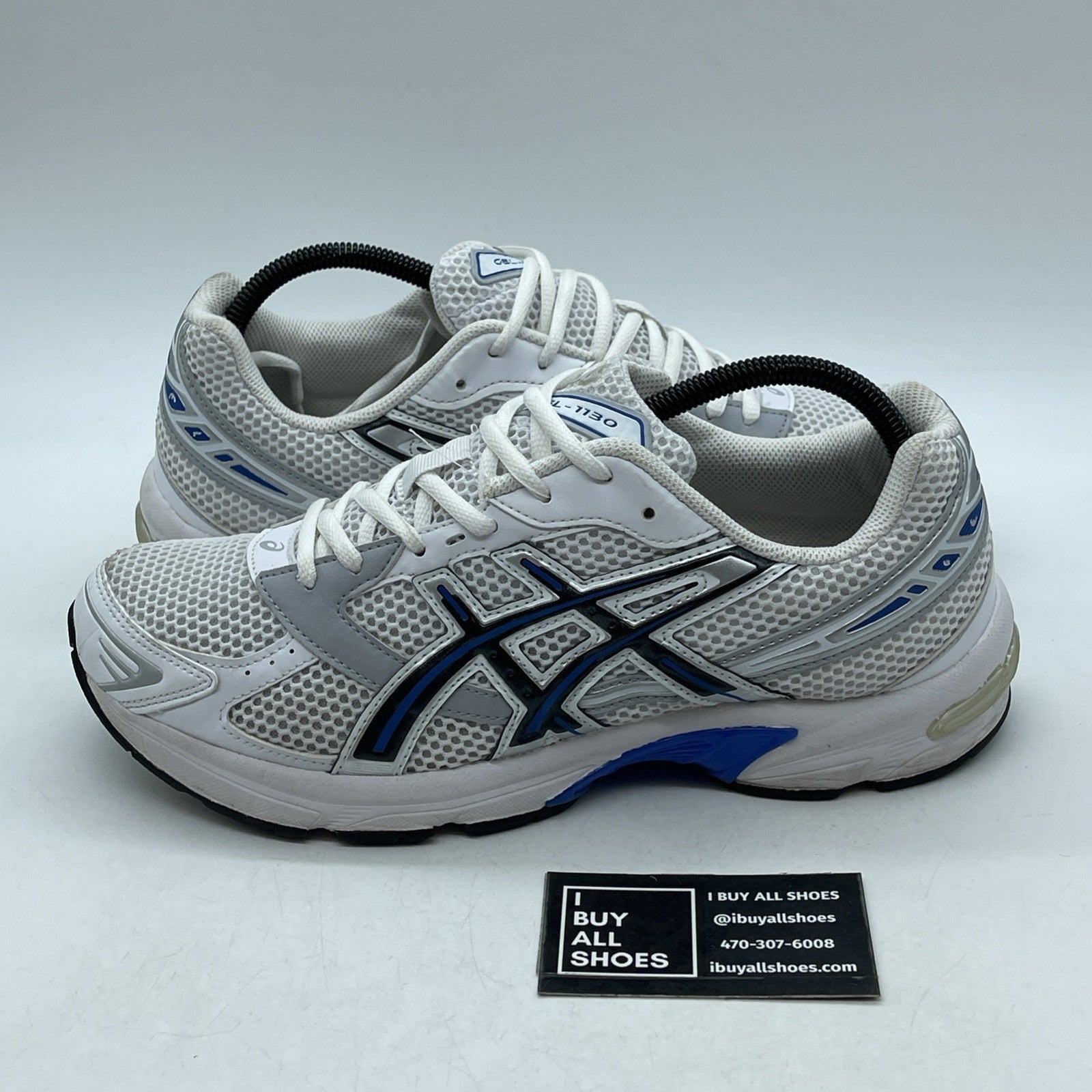 Size 9.5 - ASICS Gel 1130 White Tuna Blue (1201A256)