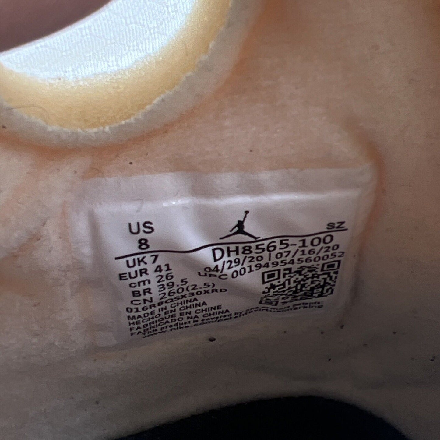 Size 8 - Jordan 5 SP x Off-White Mid Sail Black Red Cream Grey (DH8565-100)