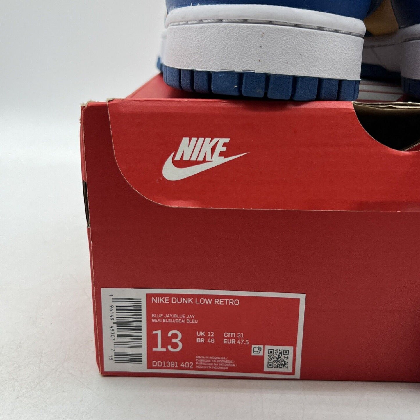 Size 13 - Nike Dunk Low UCLA Blue Yellow White Leather (DD13991-402)