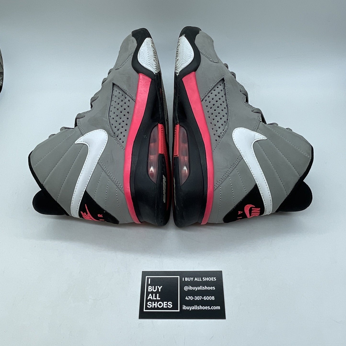 Size 9.5 - Nike Air Maestro Flight Gray White Suede Leather (472499-060)