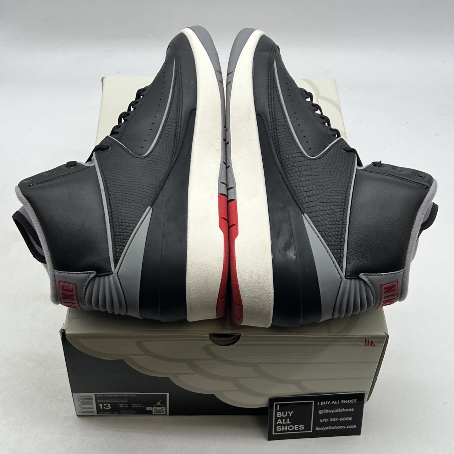 Size 13 - Air Jordan 2 Retro Black Cement (DR8884-001)