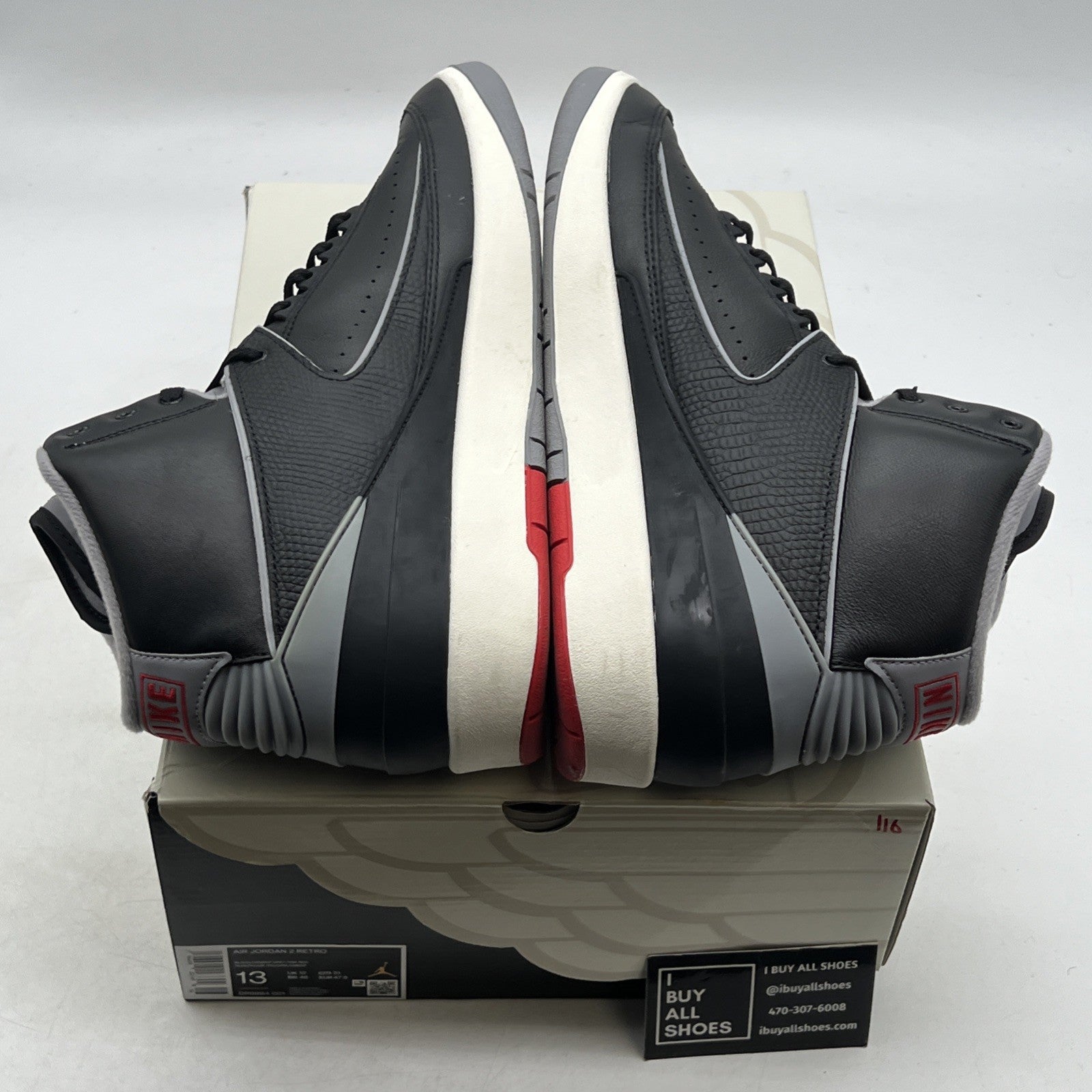Size 13 - Air Jordan 2 Retro Black Cement (DR8884-001)