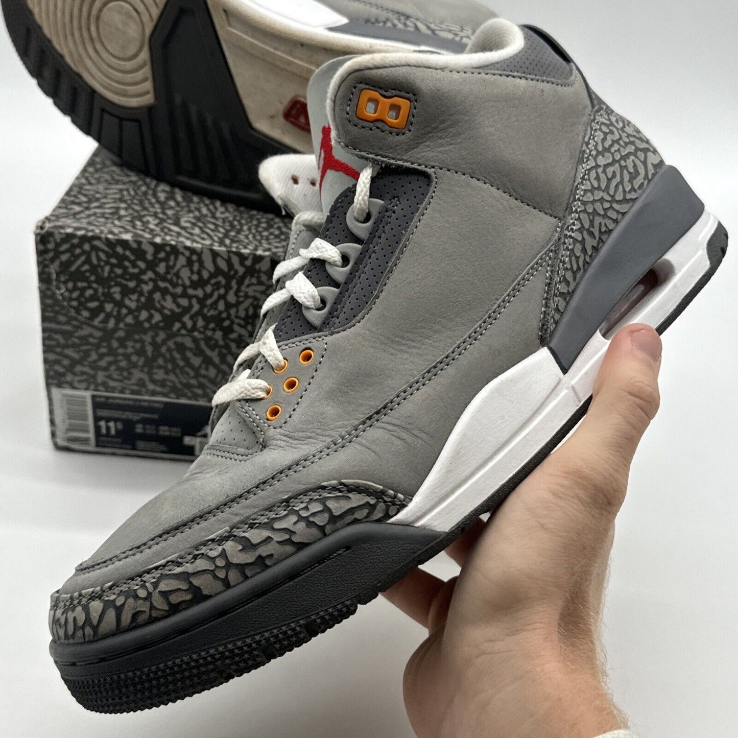 Nike Jordan 3 Retro 'Cool Grey' 2021 Cool Grey ct8532-012 Fashion Shoes Suede OG