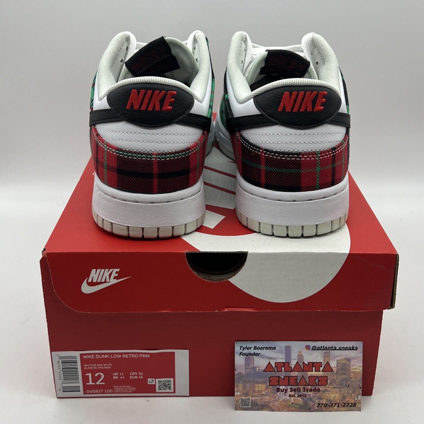 Nike Mens Fashion Sneakers Sz 12 Color White/Black-university Red-stadium Green