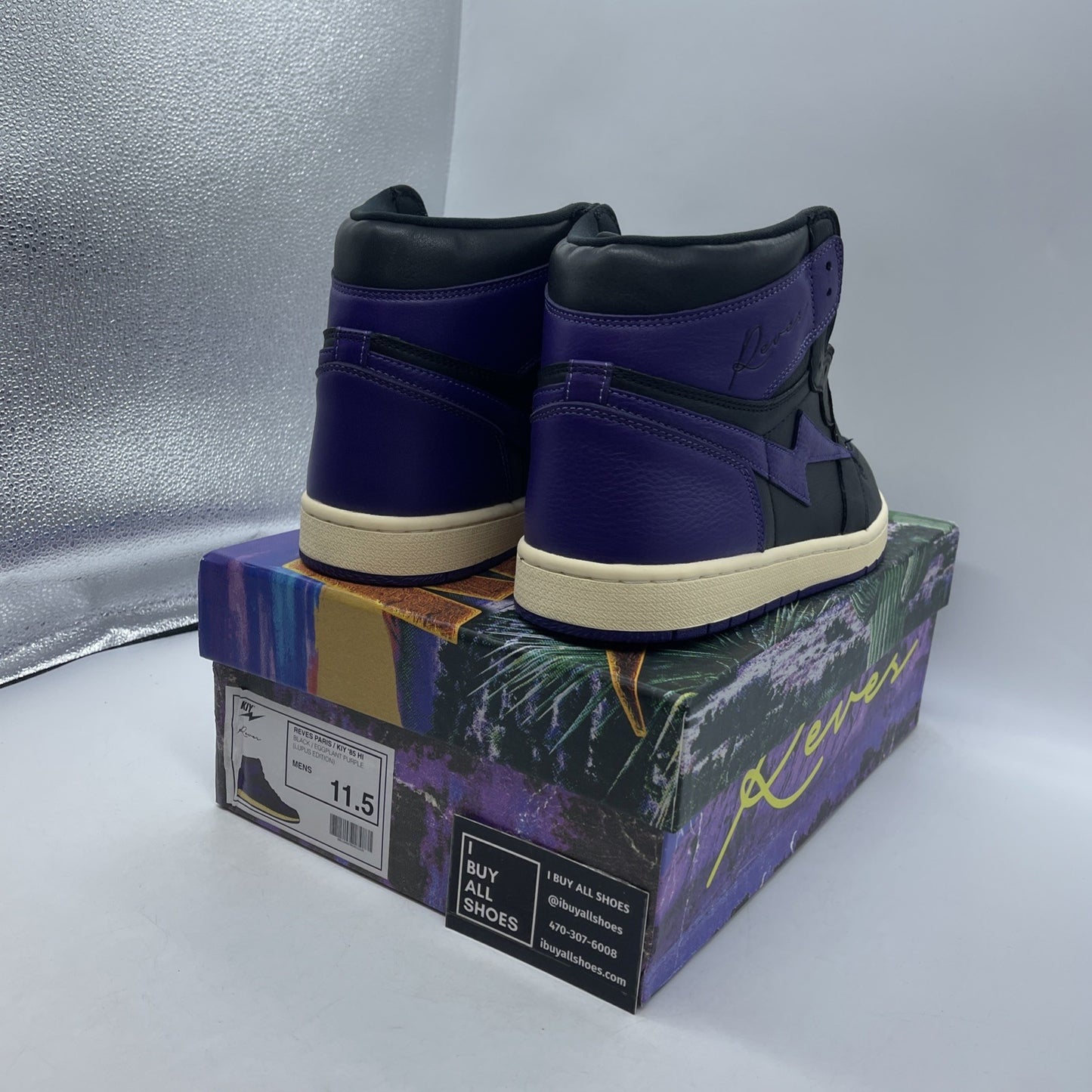 Size 11.5 - Air Kiy x Reves Paris ‘85 Hi “Lupus Edition”