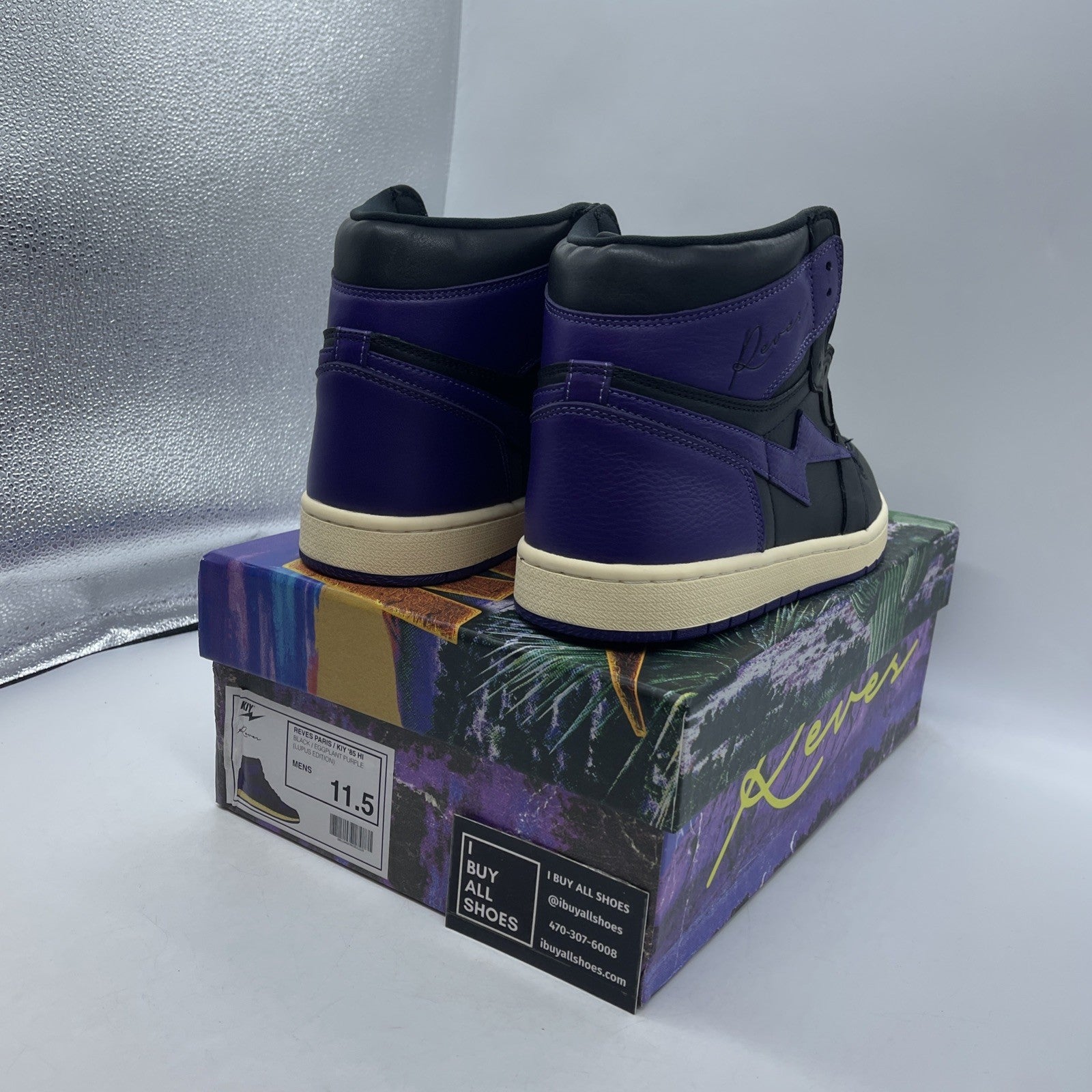 Size 11.5 - Air Kiy x Reves Paris ‘85 Hi “Lupus Edition”