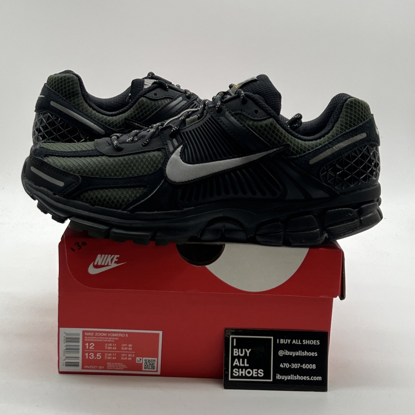 Size 12 - Nike Air Zoom Vomero 5 Black Sequoia (HV2527-001)