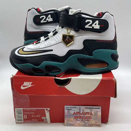 Size 8 - Nike Air Griffey Max 1 Sweetest Swing White Black Leather (DJ5188-100)