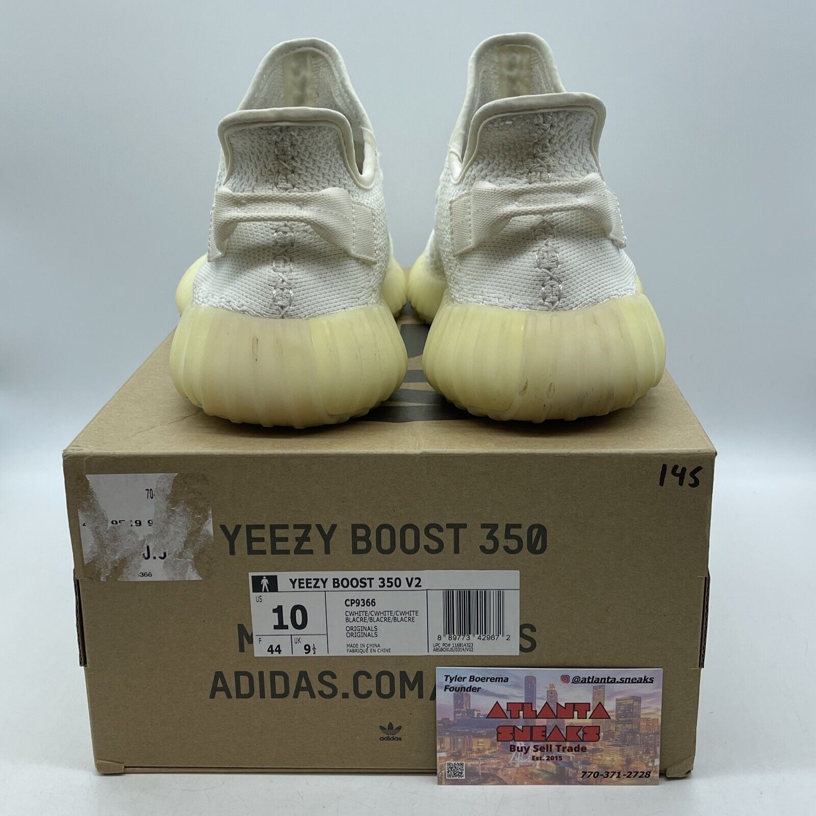 Size 10 - adidas Yeezy Boost 350 Low Cream White / Triple White Suede (CP9366)