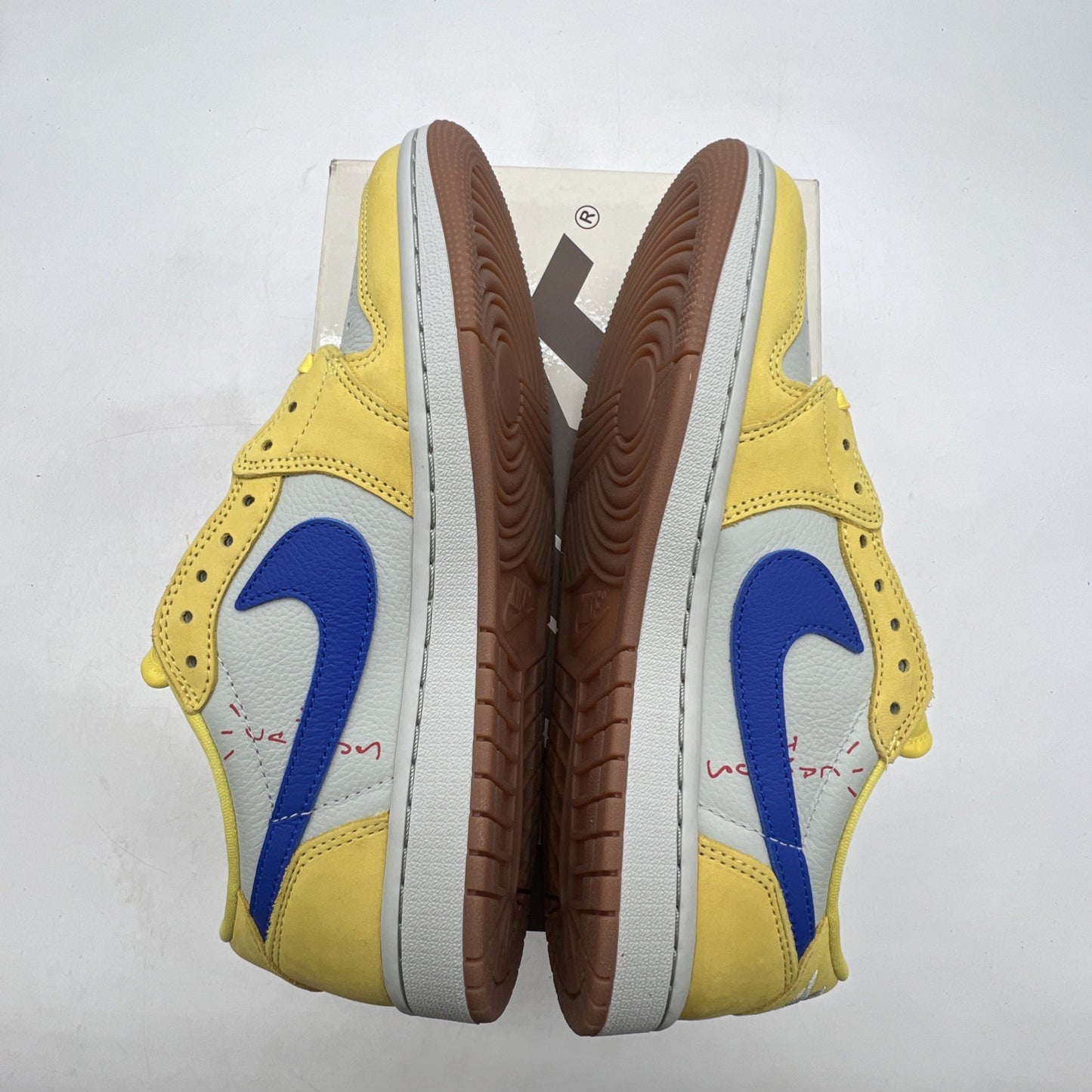 Size 9 - Travis Scott x Air Jordan 1 Retro OG SP Low Canary W (DZ4137-700)