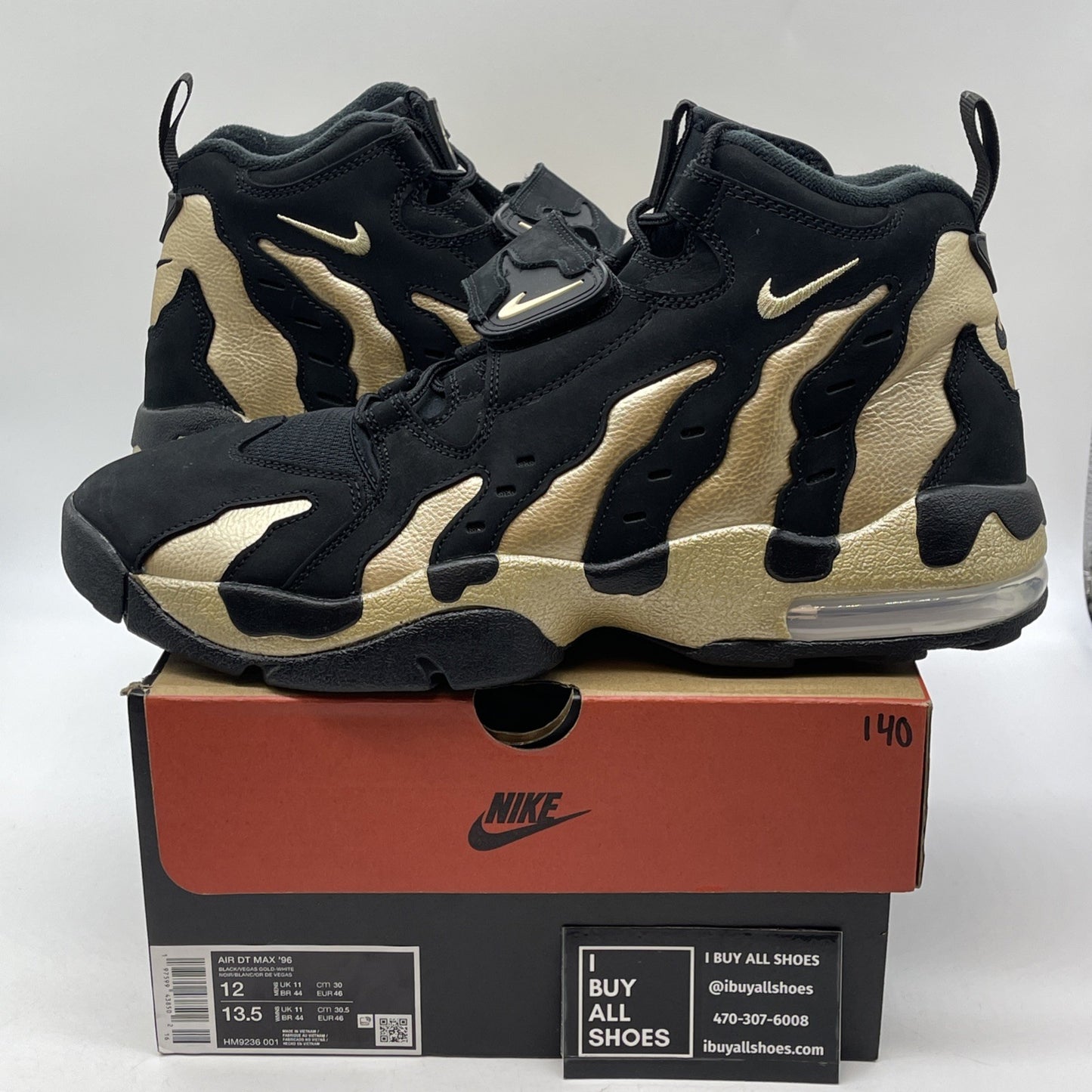 Size 12 - Air DT Max 96 Colorado Home Black Gold Suede (HM9236-001)