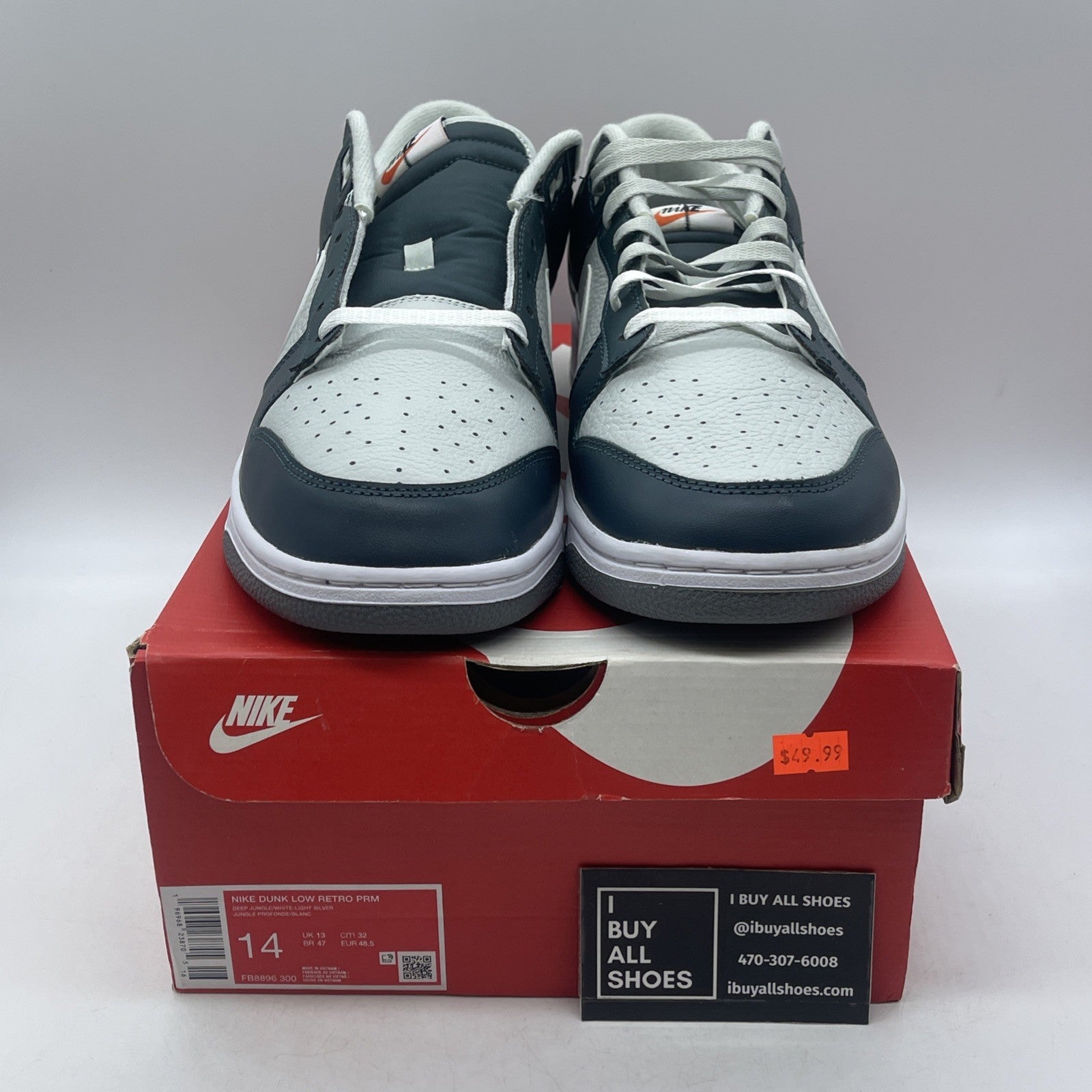 Size 14 - Nike Dunk Premium Low Split Deep Jungle (FB8896-300)