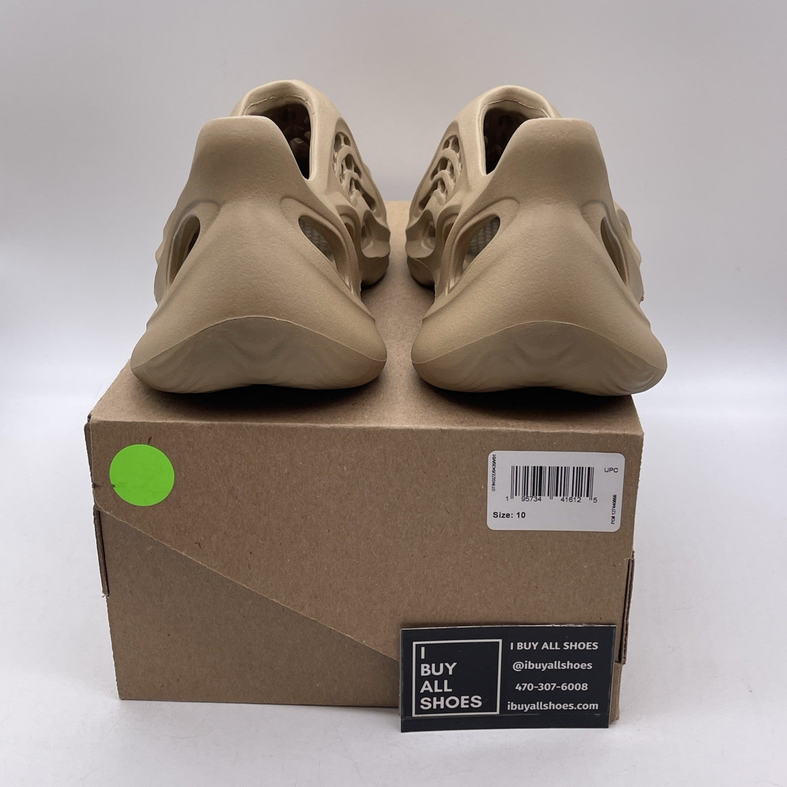 Size 10 - adidas Yeezy Foam RNNR Ochre Brown (GW3354)