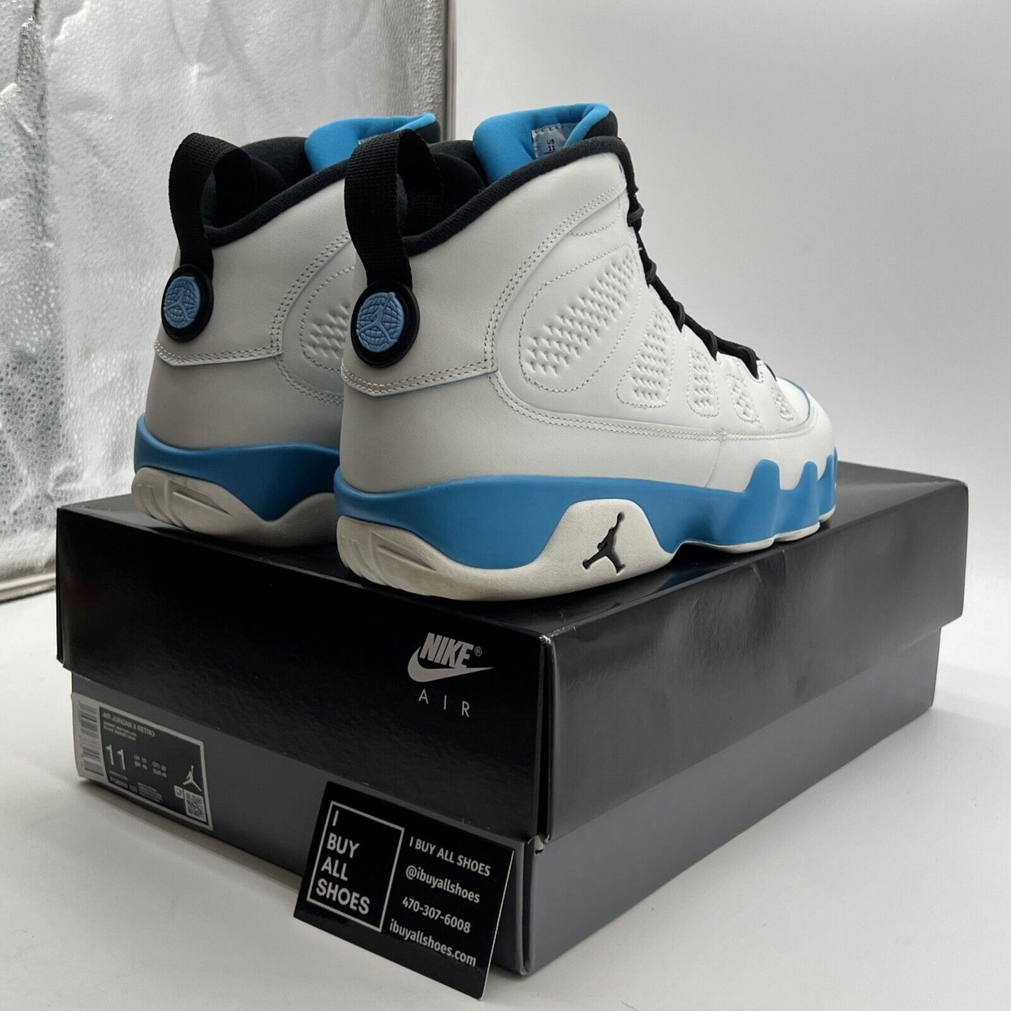 Size 11 - Air Jordan 9 Retro 2024 Powder Blue (FQ8992-101)