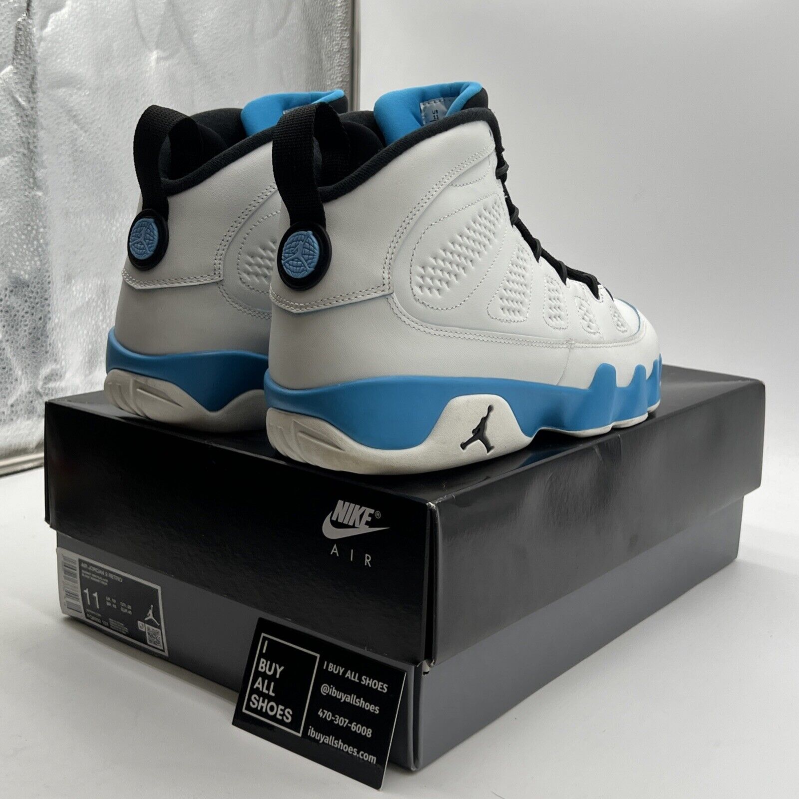Size 11 - Air Jordan 9 Retro 2024 Powder Blue (FQ8992-101)