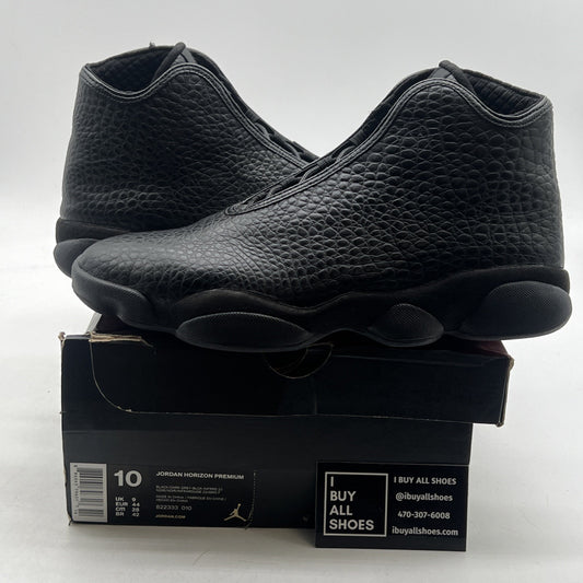 Size 10 - Jordan Horizon Premium Black Croc (822333-010)