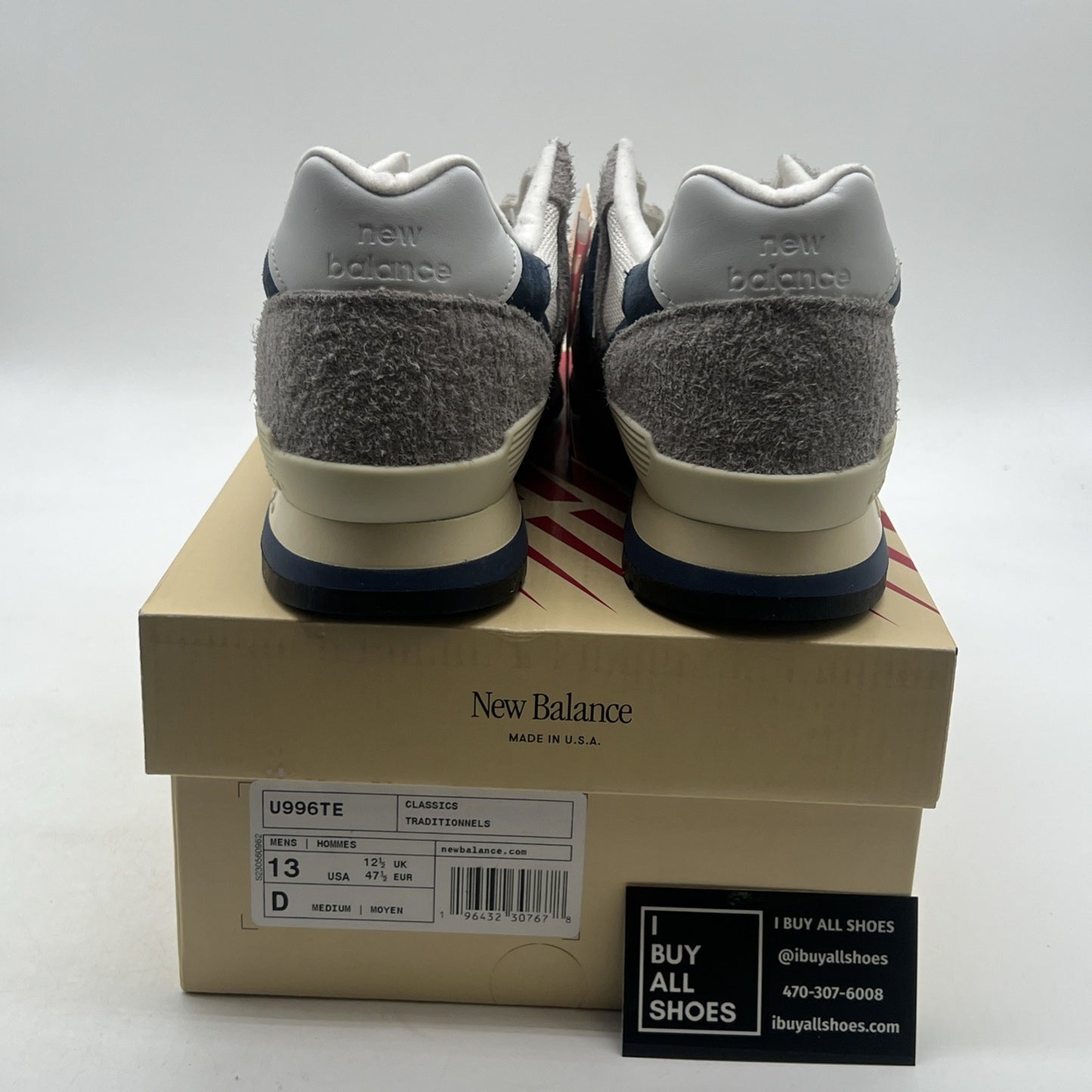 Size 13 - New Balance 996 Made in USA Grey Day 2023 (U996TE)