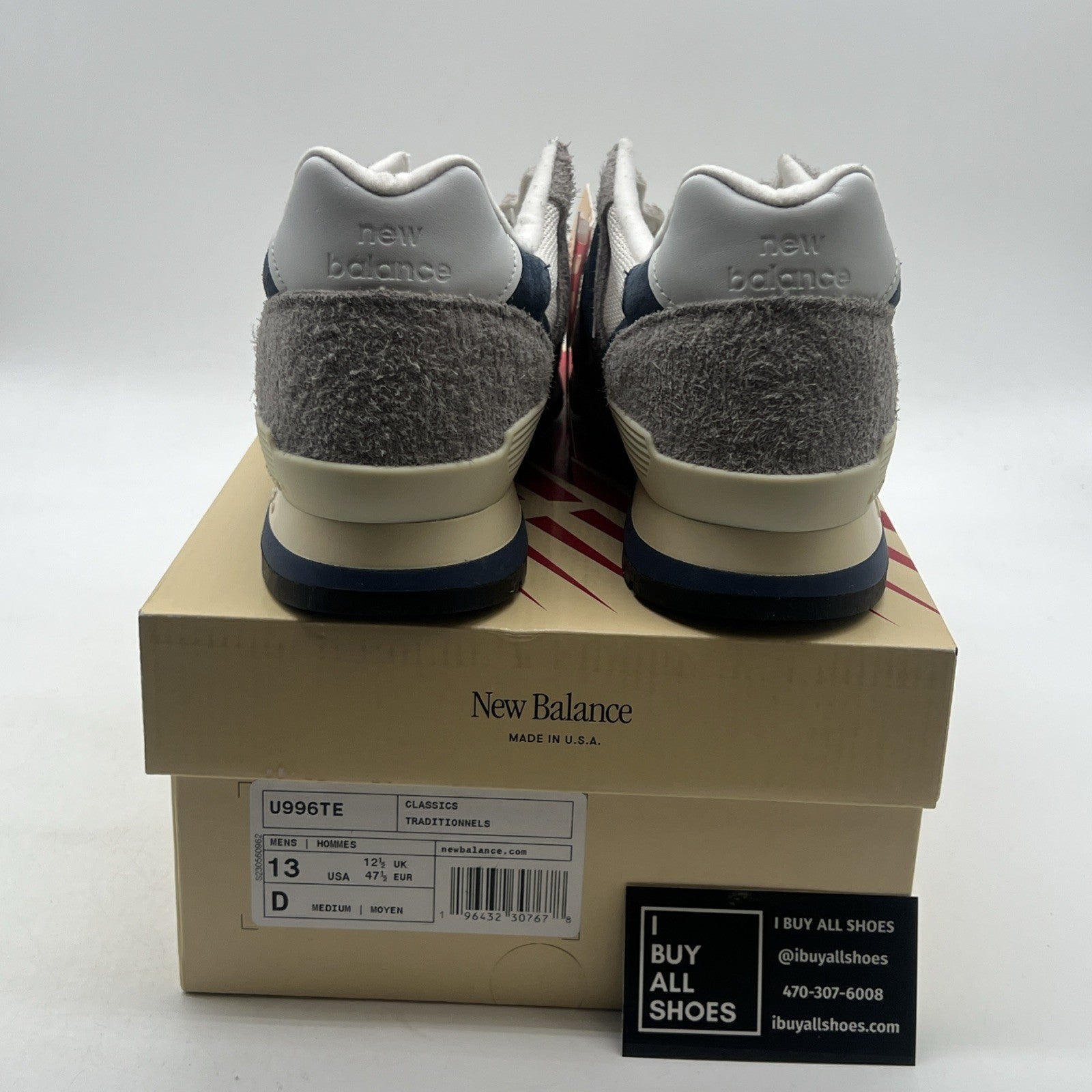 Size 13 - New Balance 996 Made in USA Grey Day 2023 (U996TE)