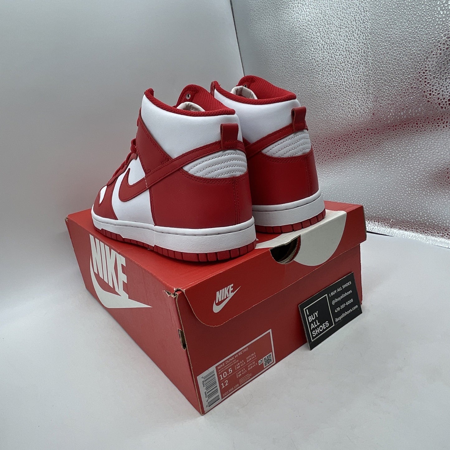 Size 10.5 - Nike Dunk High Championship Red (DD1399-106)