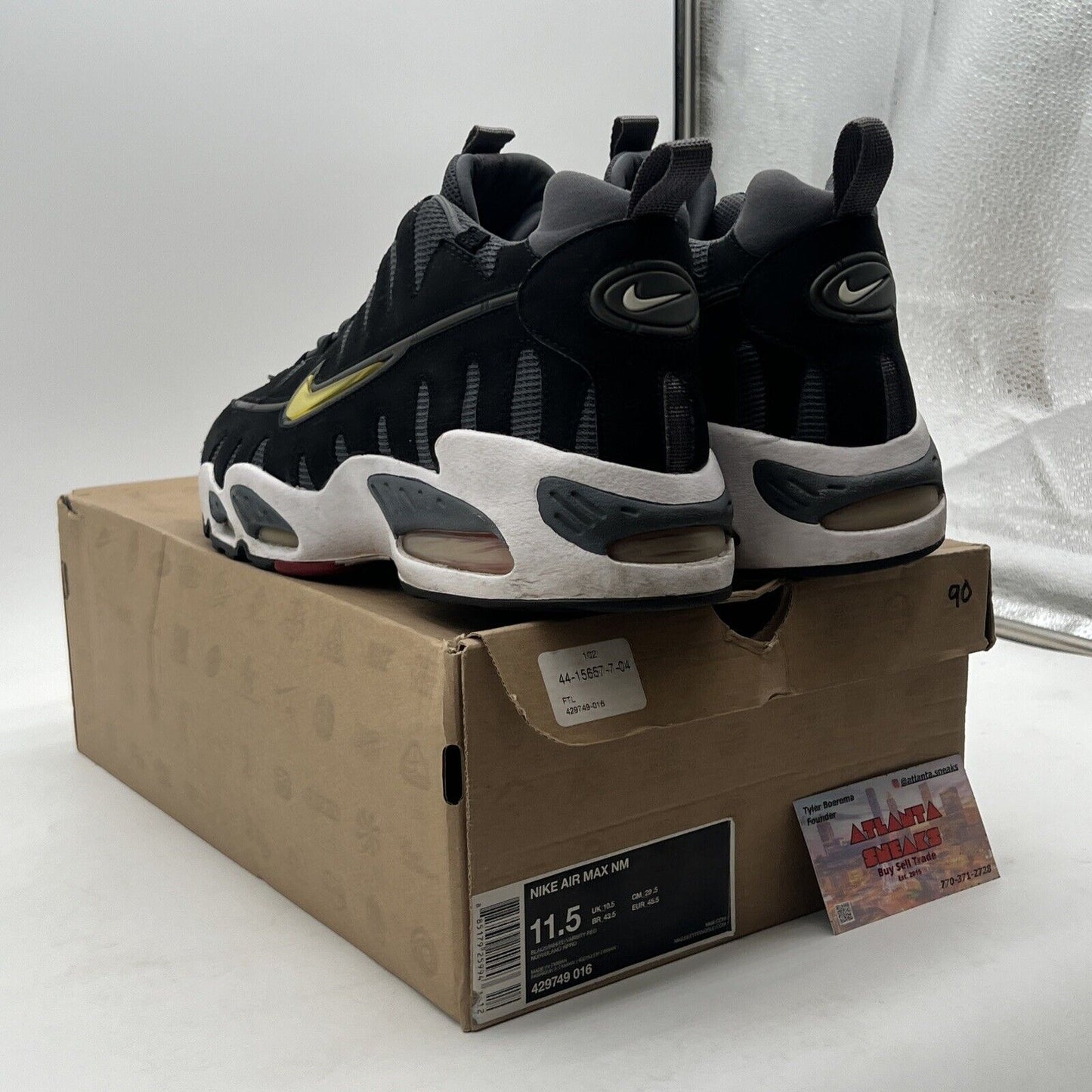 Size 11.5 - Nike Air Max Nm Black (429749-016)