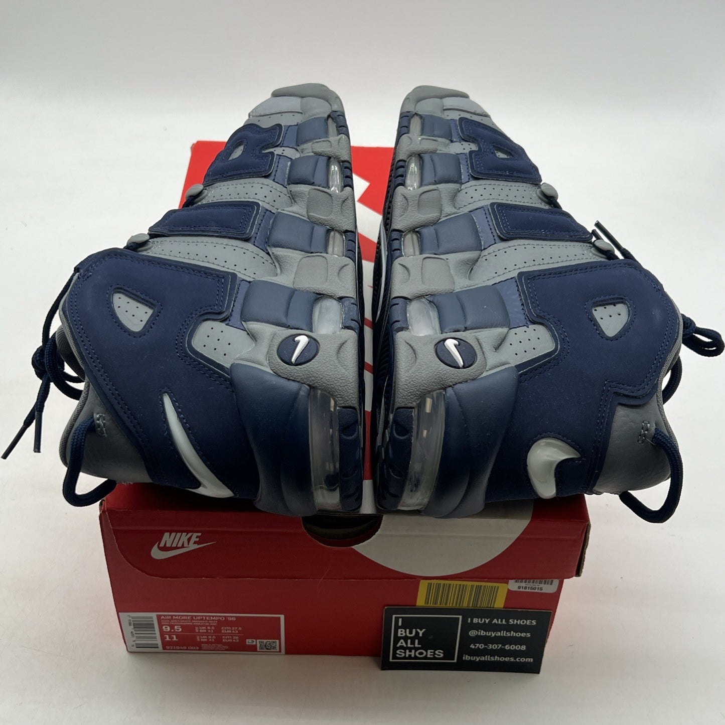Size 9.5 - Nike Air More Uptempo Georgetown (921948-003)