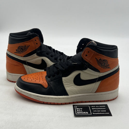 Size 9 - Air Jordan 1 Retro High OG shattered backboard away 2016 (555088-005)