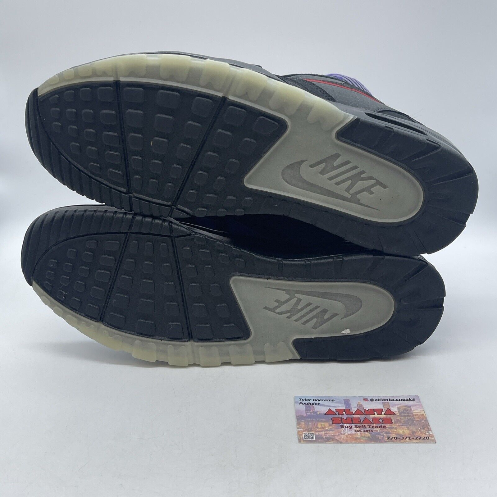 Size 13 - Nike Air Trainer SC 2 Premium QS Megatron Black Purple (637804-001)