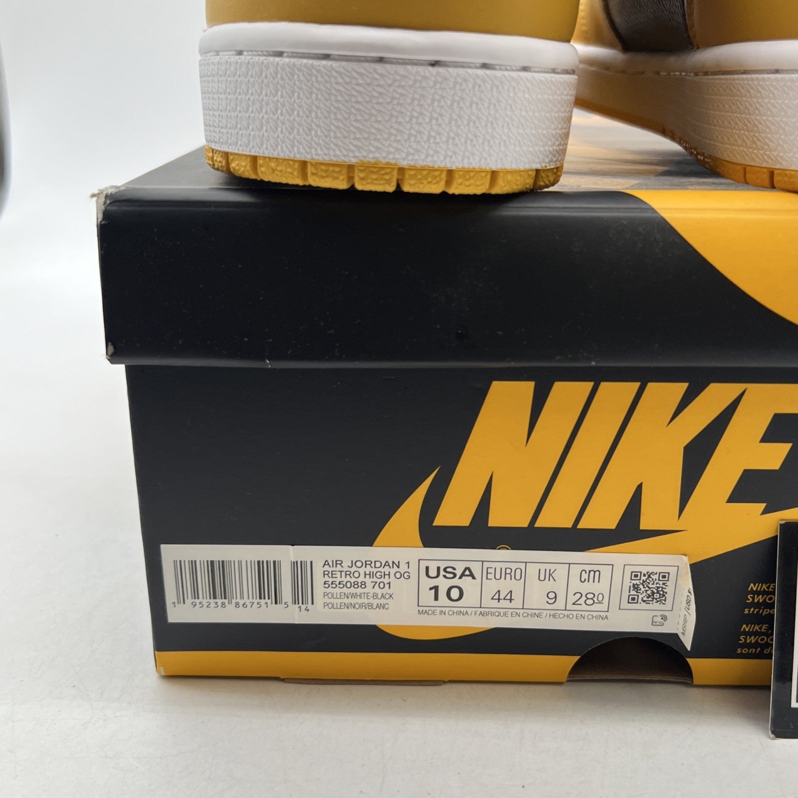 Size 10 - Air Jordan 1 Retro OG High Pollen (555088-701)