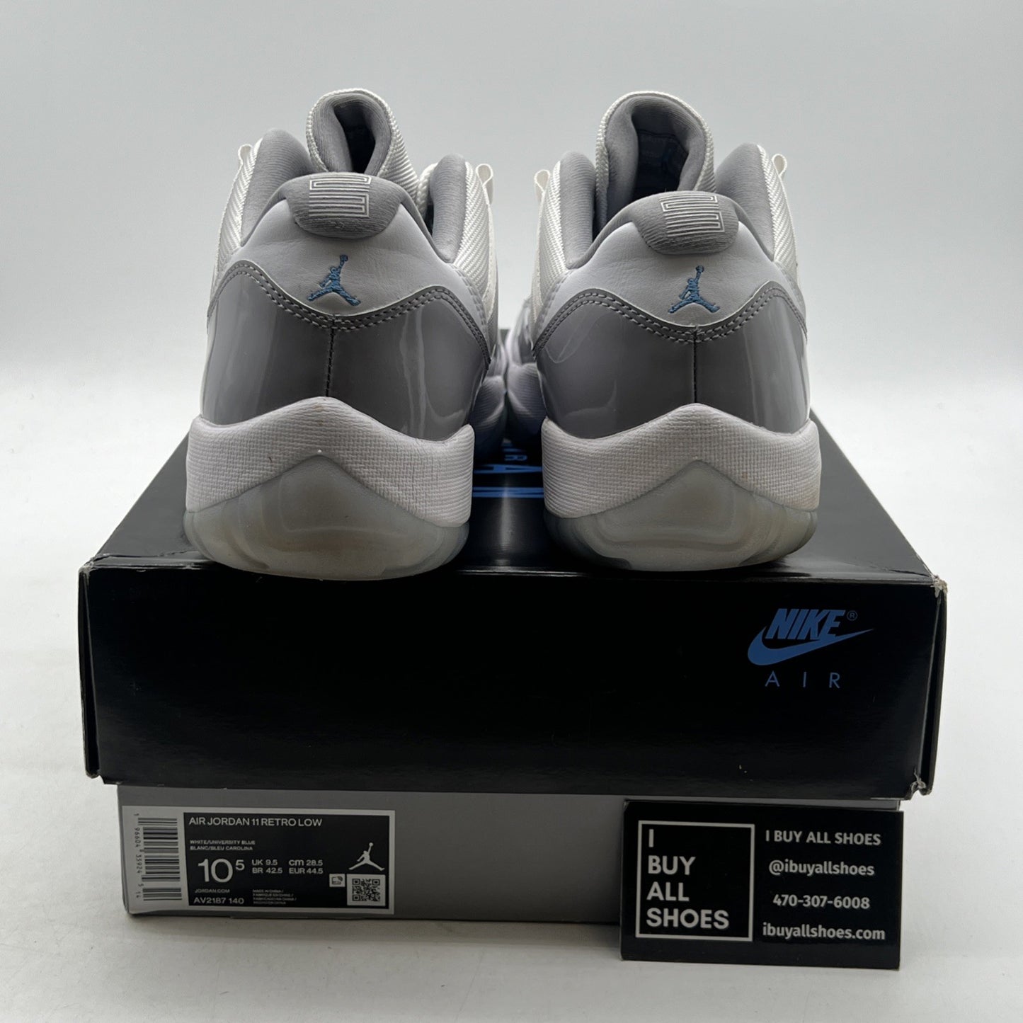 Size 10.5 - Air Jordan 11 Retro Low Cement Grey (AV2187-140)