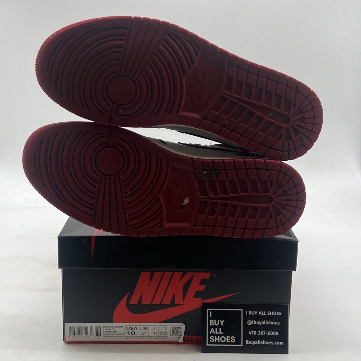 Size 10W - Air Jordan 1 Satin Black Toe W (CD0461-016)