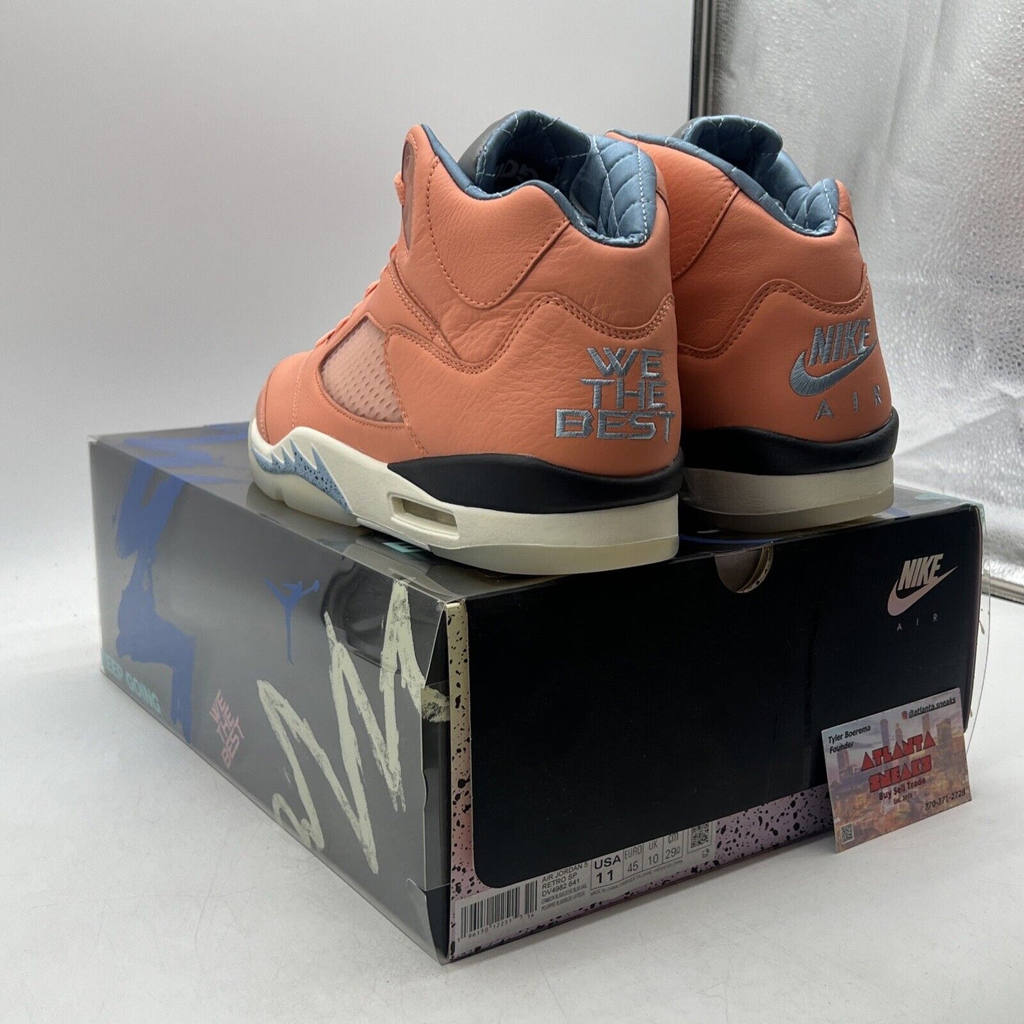 Size 11 - Jordan 5 Retro x DJ Khaled Mid We The Best - Crimson Bliss DV4982-641