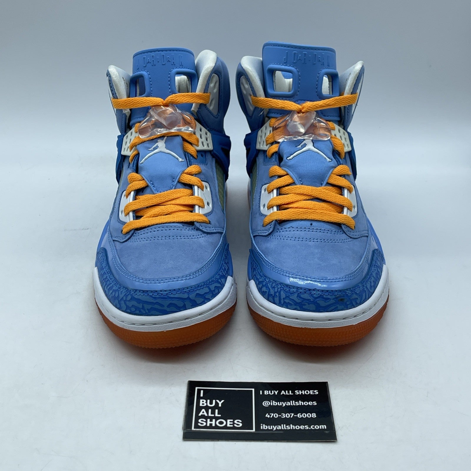 Size 9.5 - Jordan Spizike Year Of The Dragon Blue Suede Leather (315371-415)