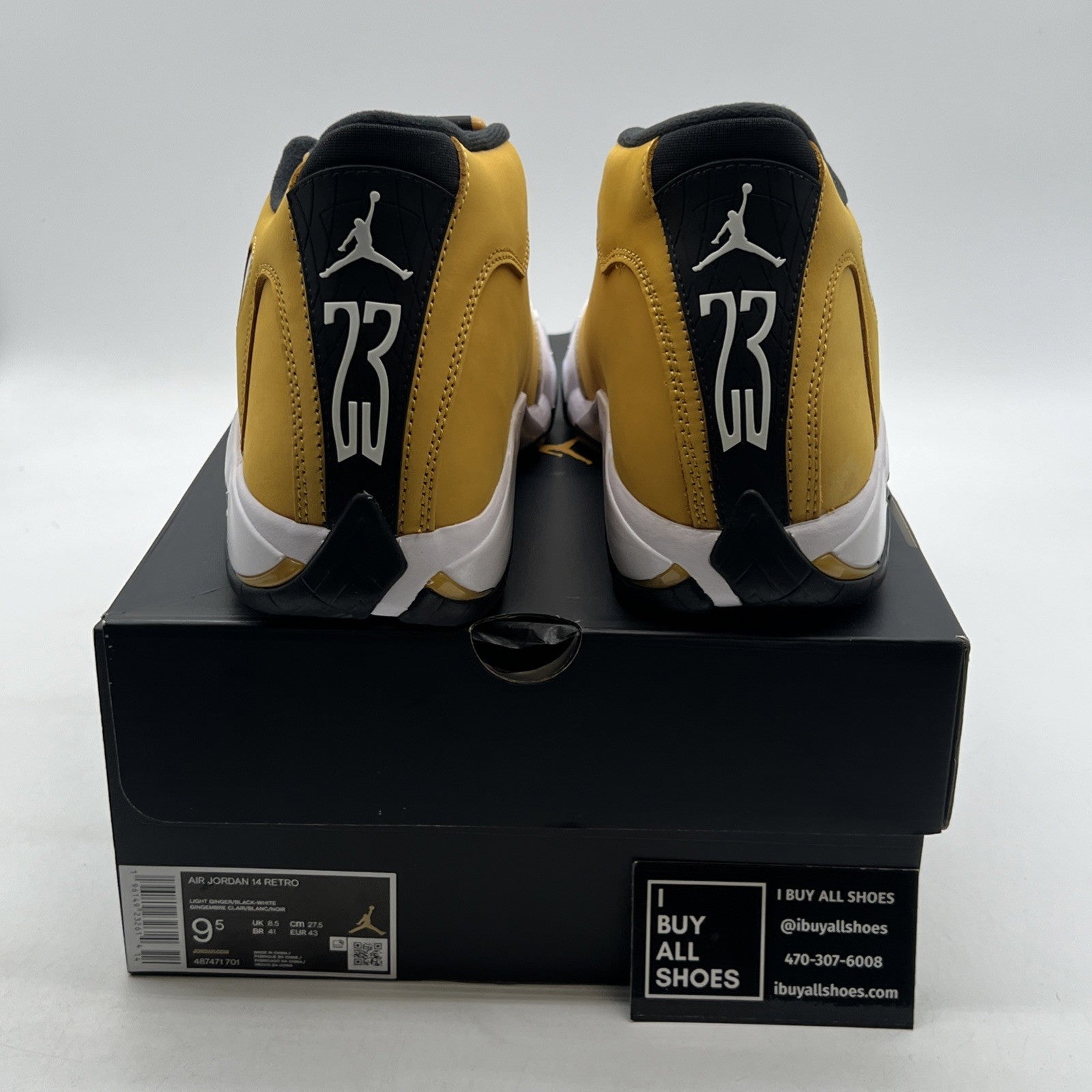 Size 9.5 - Air Jordan 14 Retro Light Ginger 2022 (487471-701)